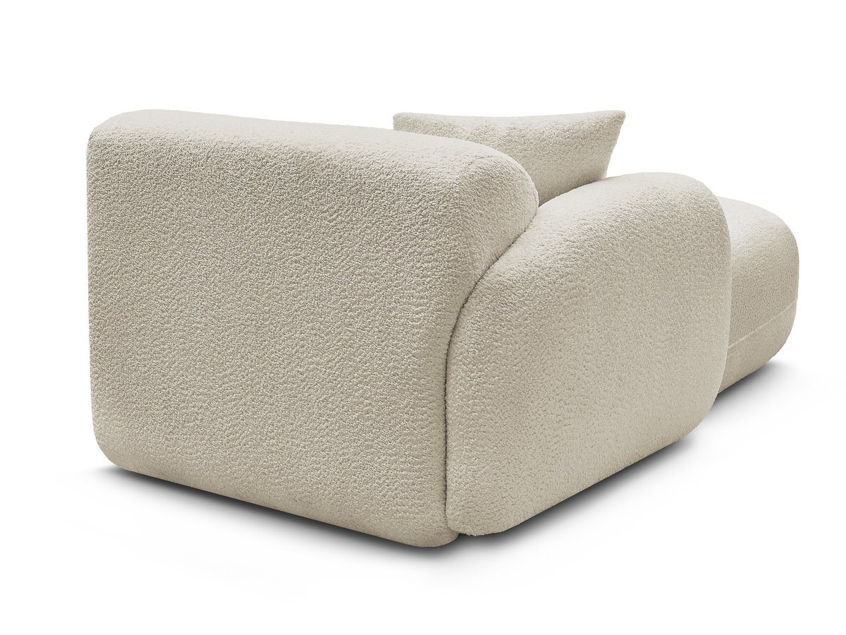 Bobochic Anda Méridienne-Modul Chenille Beige Ecke links
