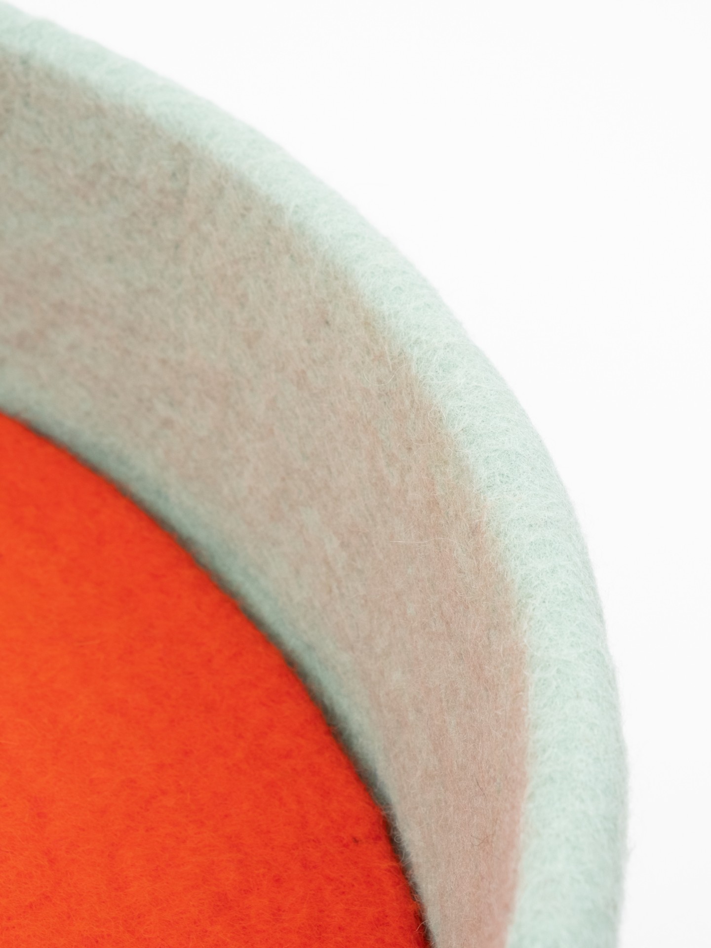 myfelt Fine Hundekorb - Inlay Rotorange