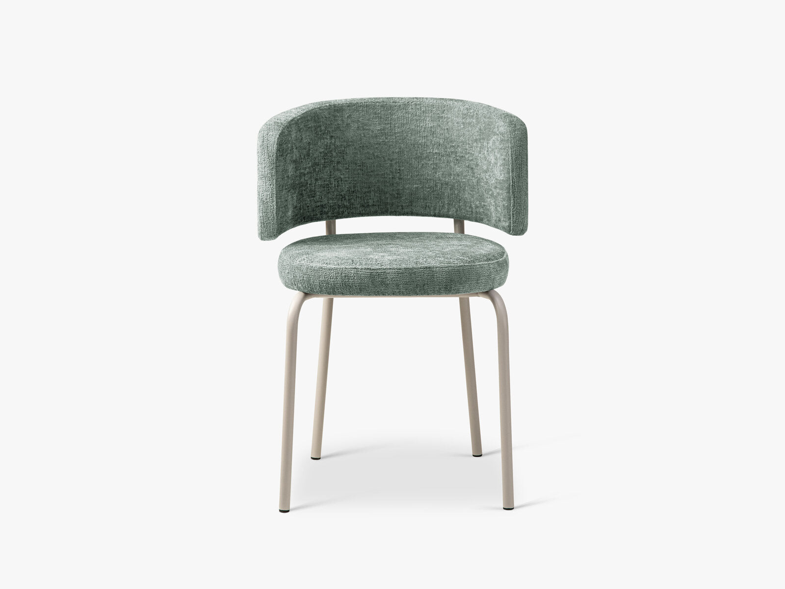 Micadoni Stuhl Dora Chenille Perfect Harmony Hellblau Grau