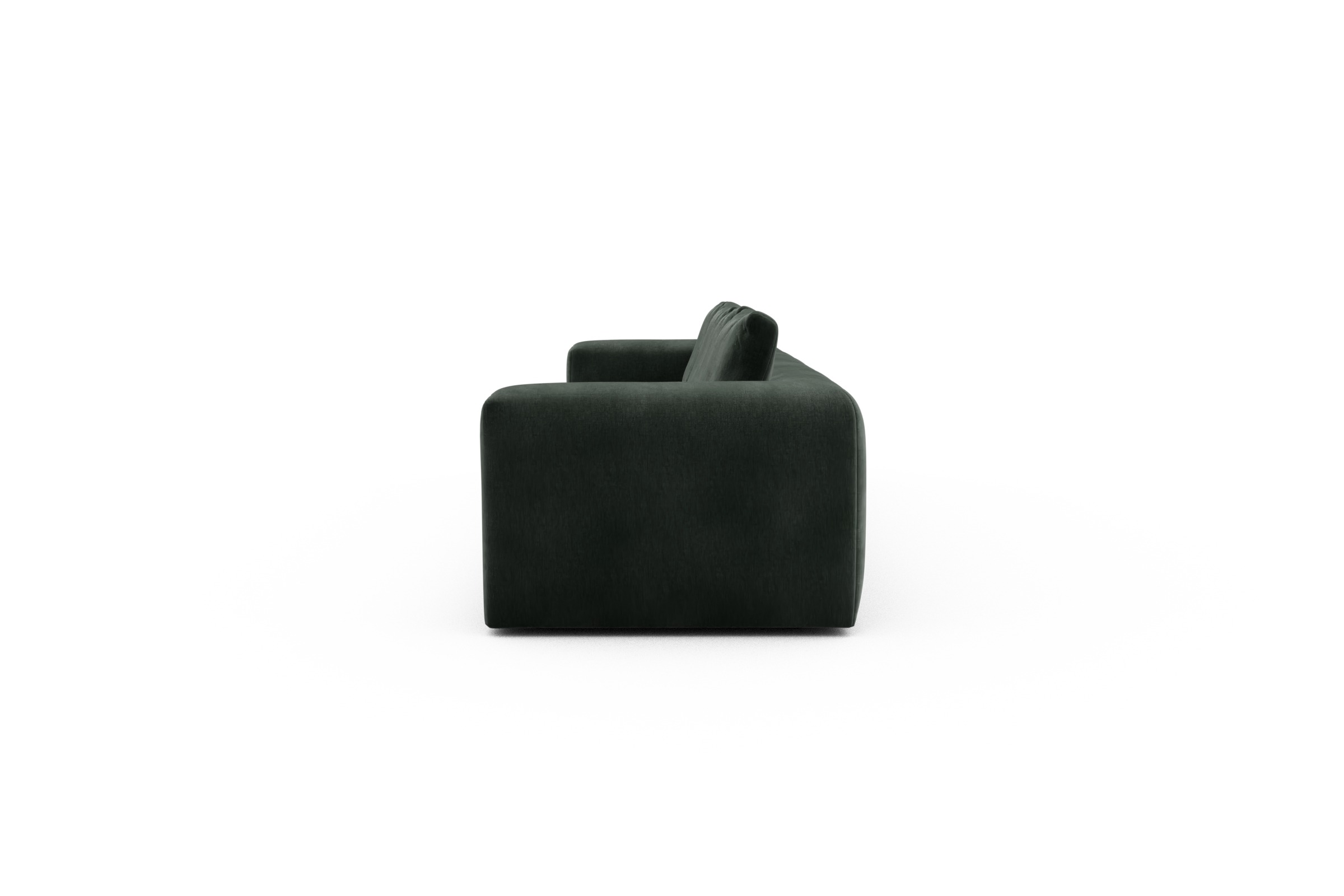 Sofa Modulares XXL Sofa Fred 5-Sitzer Smooth-Laurel-Green