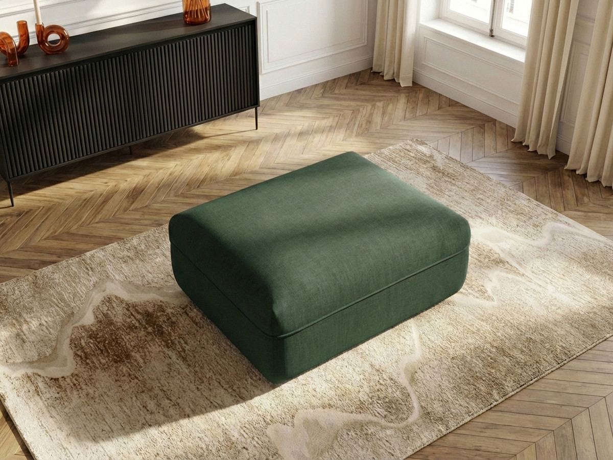 Bobochic Luigi Pouf Strukturstoff Grün