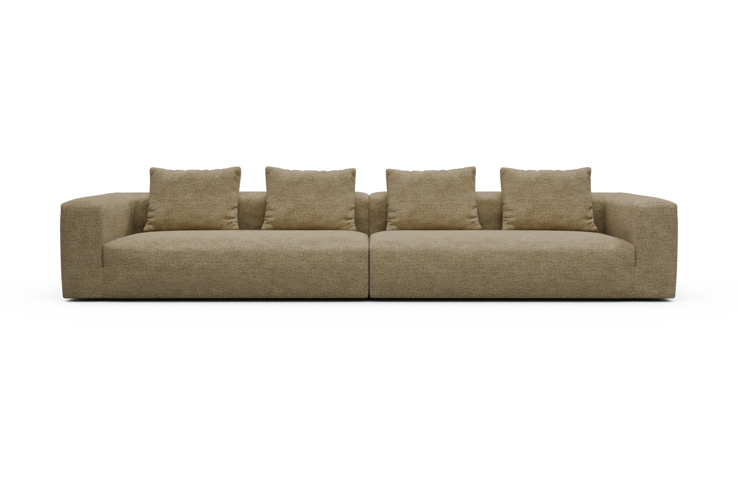 Skandi Home Modulares XXL Sofa Fred 5-Sitzer Carreno-Silician-Yellow moebelfaktor