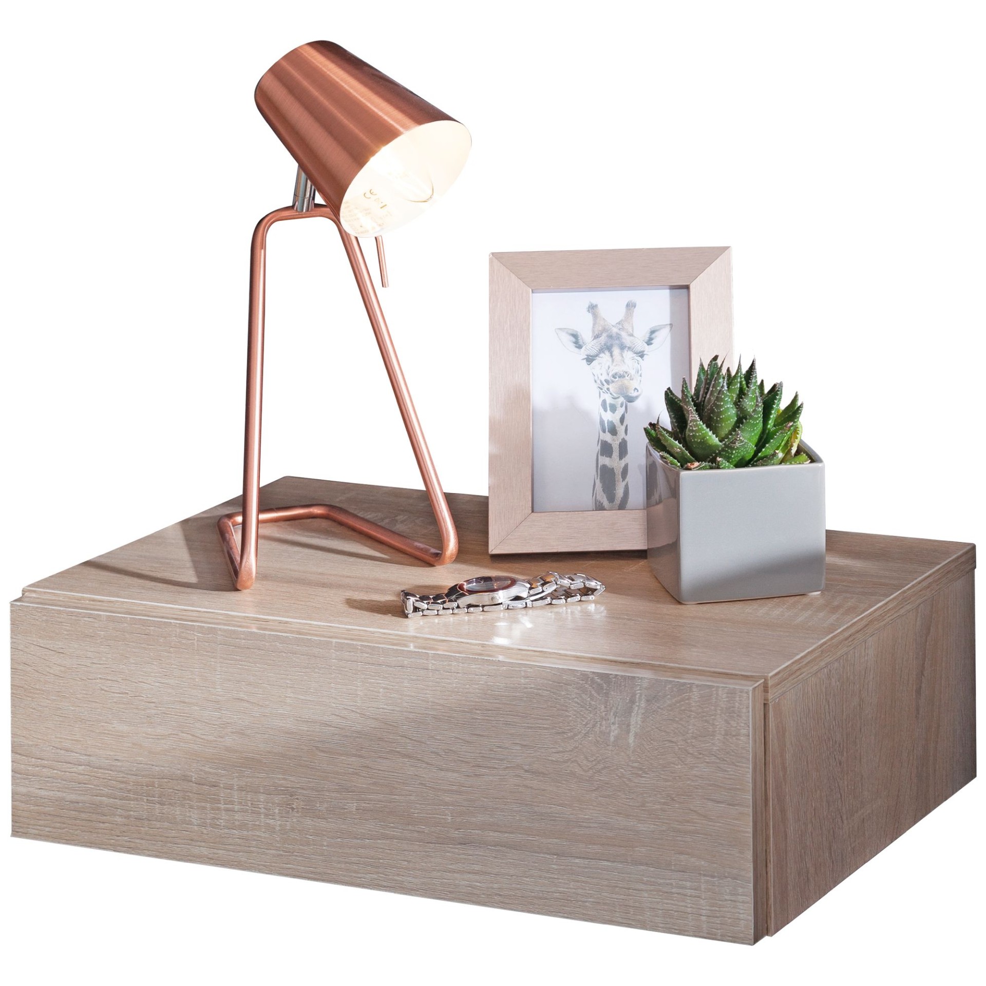 Nachttisch Nyksund Sonoma 46 × 30 × 15 cm
