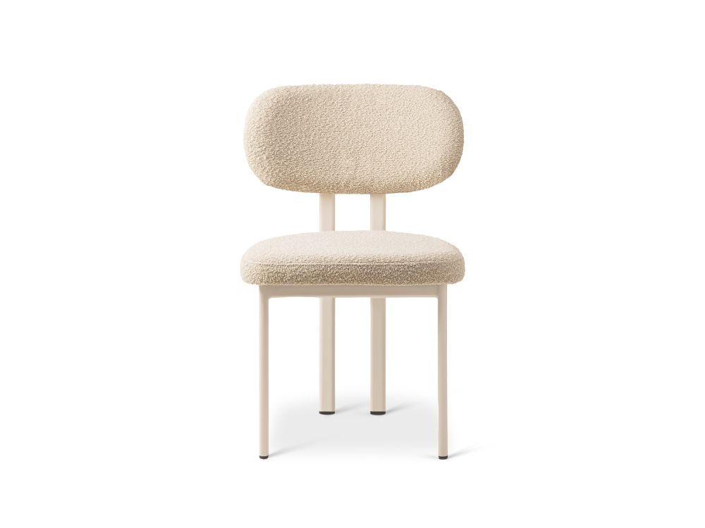 Cosmopolitan Design Stuhl Sam 2er-Set Boucle Baloo Beige