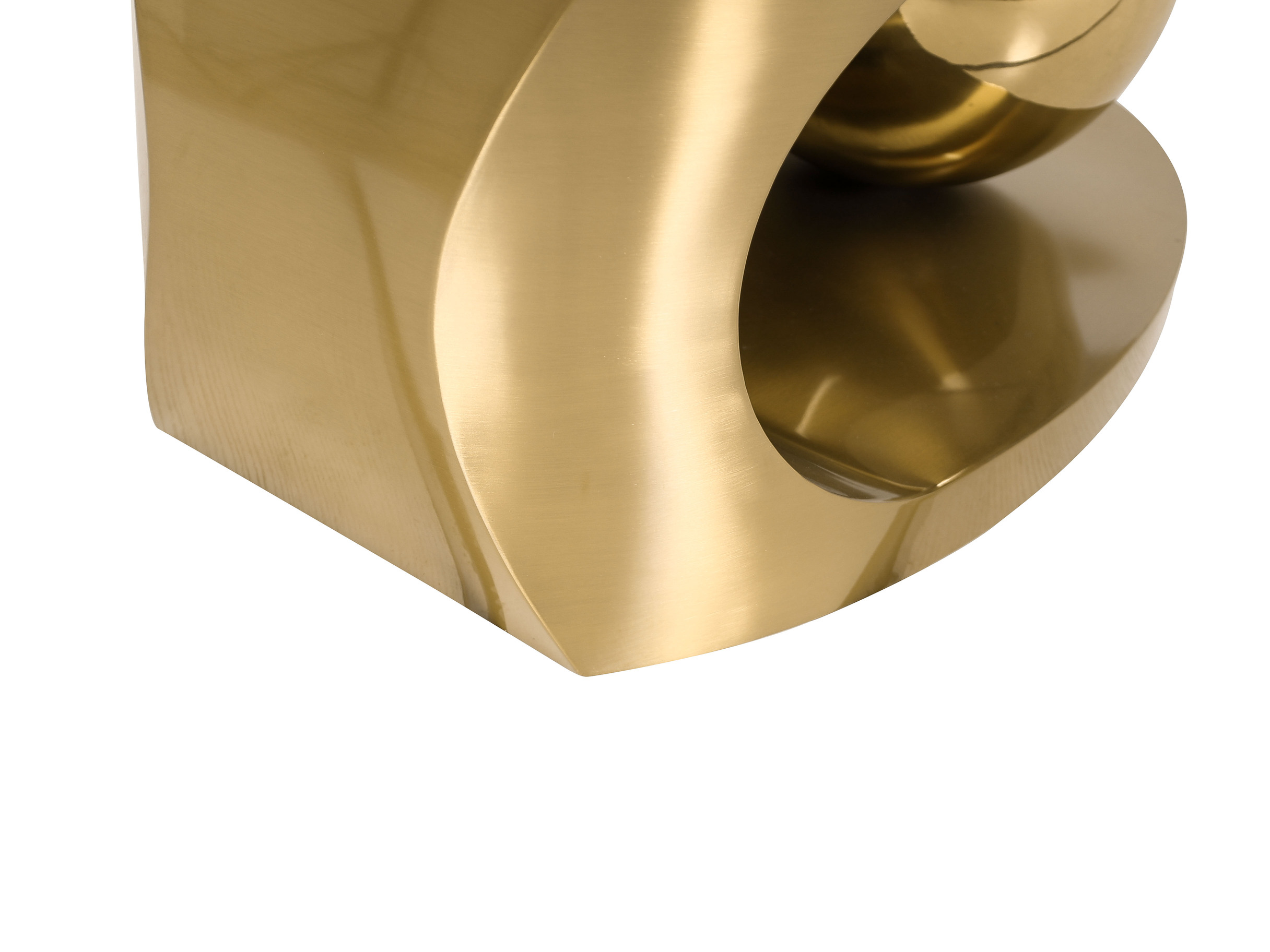 Livin Hill Couchtisch Modig Goldene Beine, weißes Oberteil M58