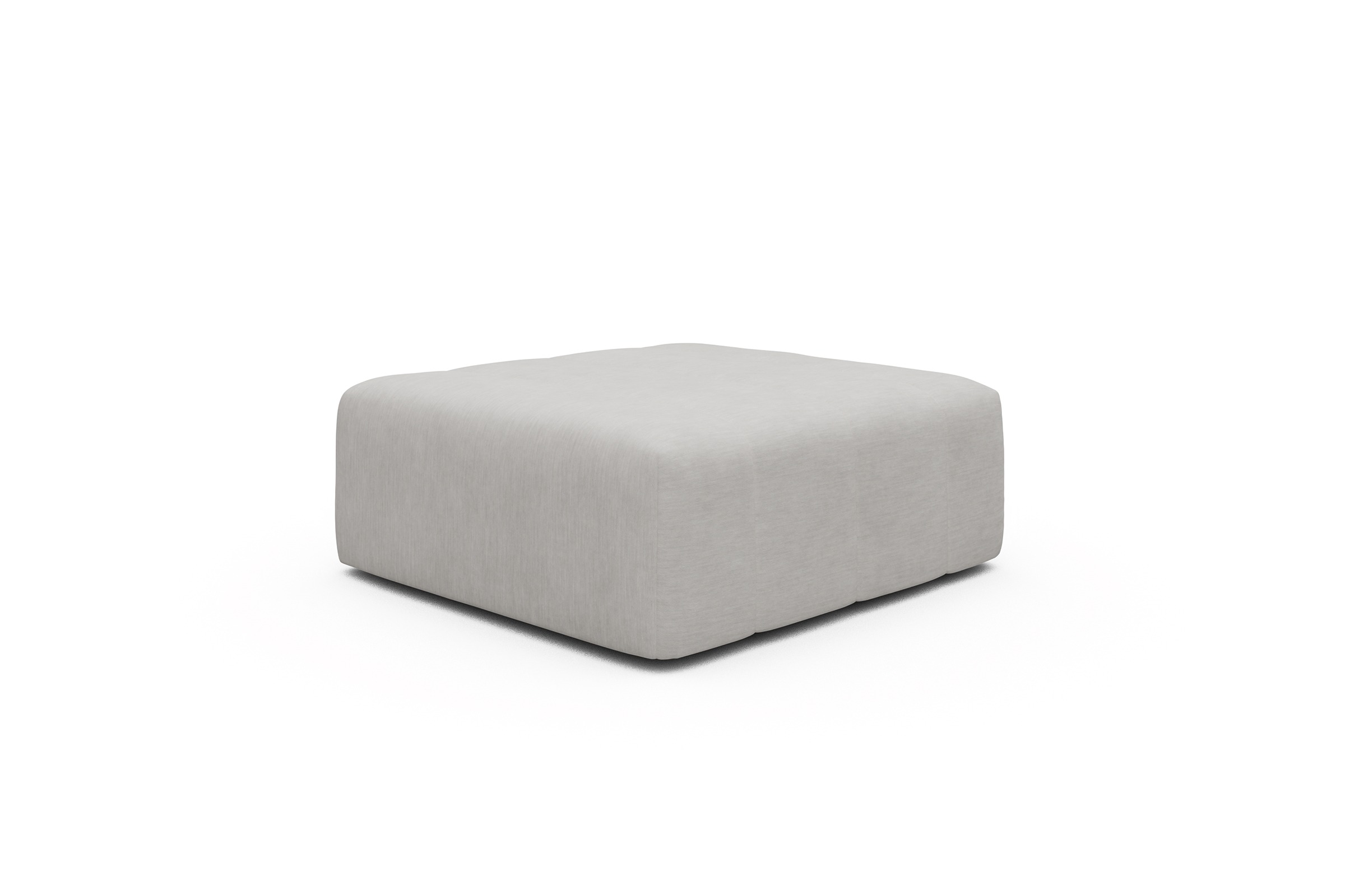 Sitzhocker Hugo Ottomane Vivus-Dusty-Off-White