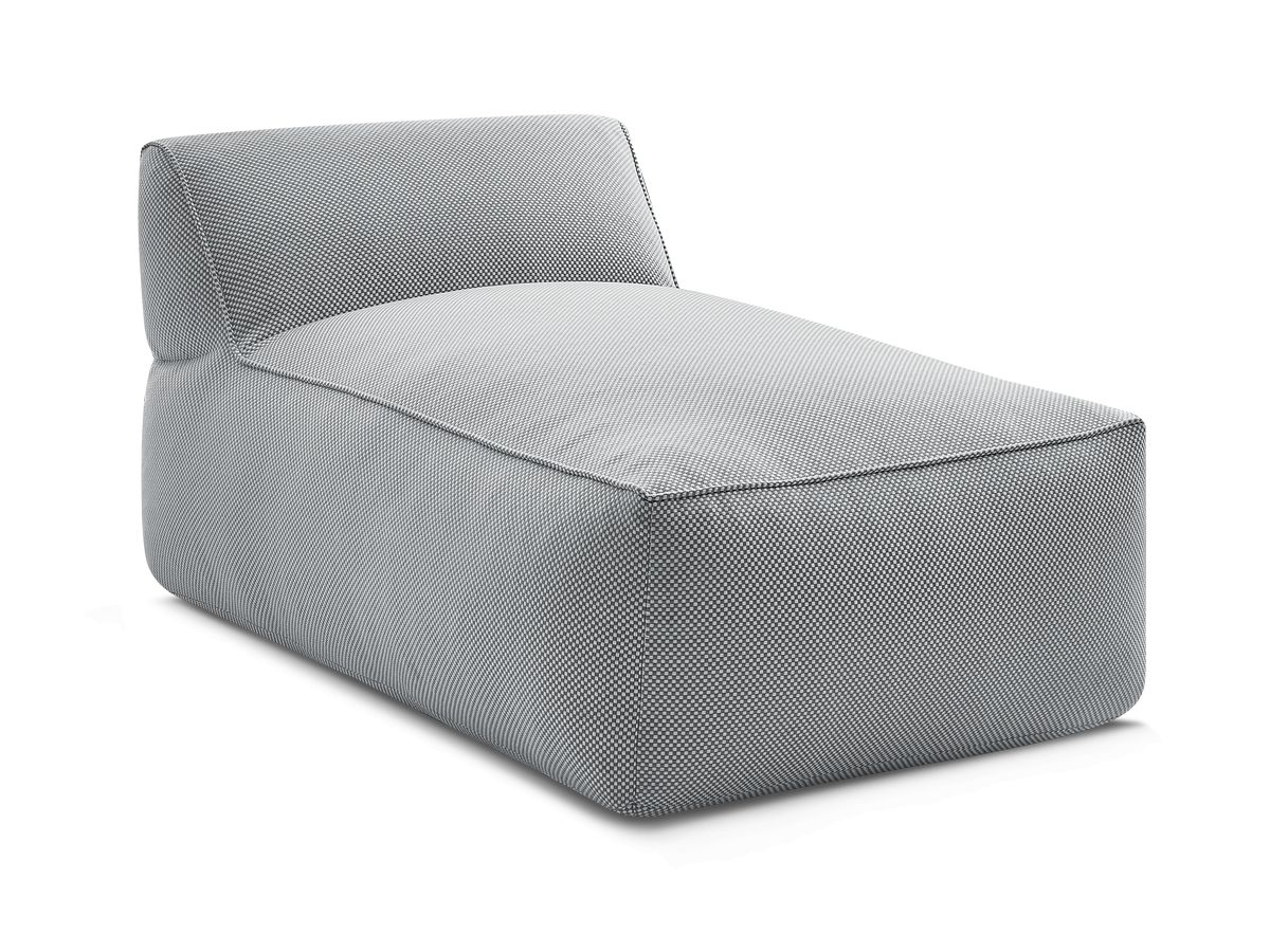 Bobochic Riviera Méridienne-Modul Melange-Stoff Hellgrau