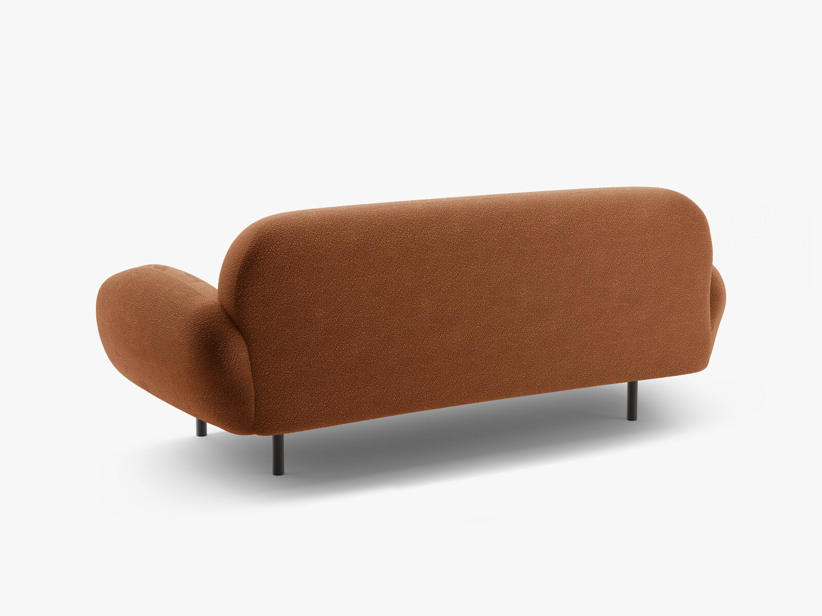 Micadoni Sofa Poppy 2-Sitzer große Version Boucle Baloo Terrakotta