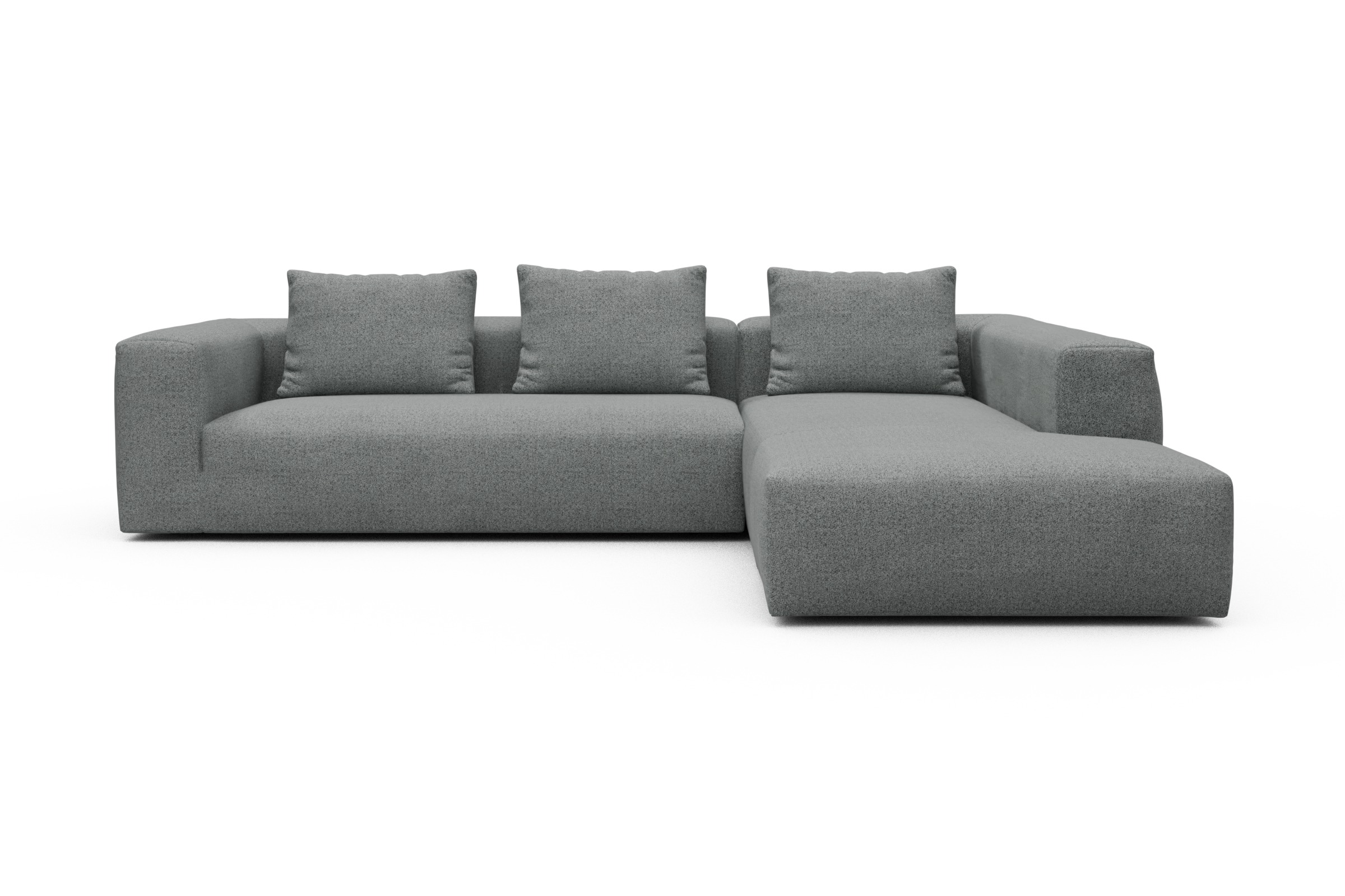 Skandi Home Ecksofa Fred Relax-Ecke rechts mit 2,5-Sitzer Aivi-Gravet-Grey moebelfaktor