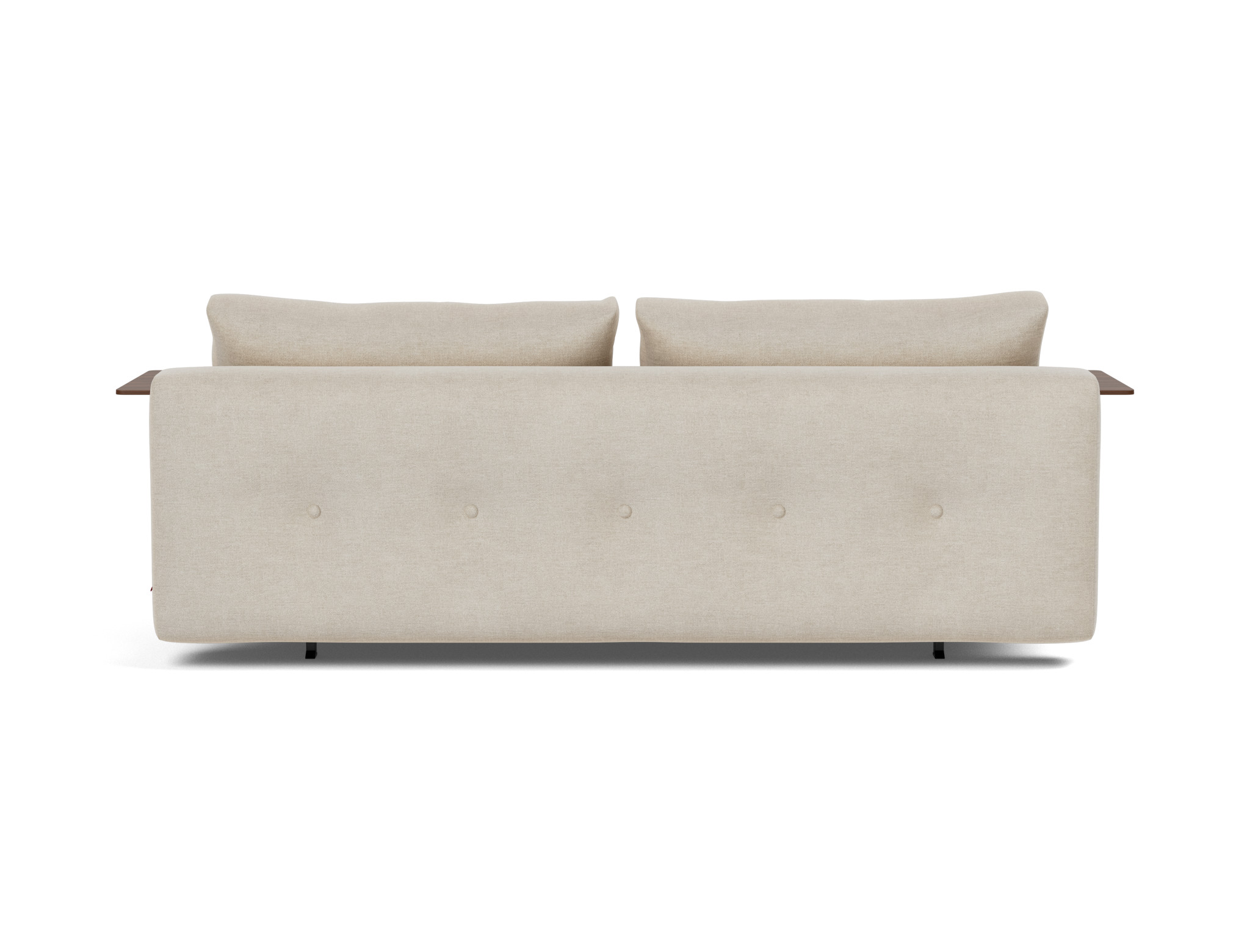 Schlafsofa Recast mit Armlehnen Flachgewebe Phobos 586-Latte