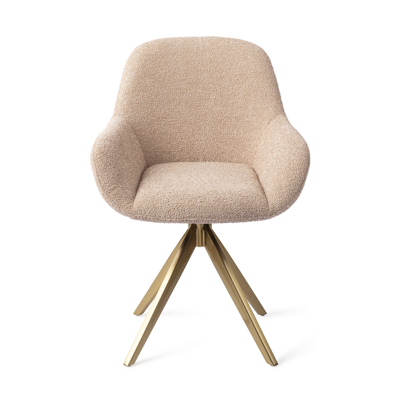 Jesper Home Esszimmerstuhl Kushi Flax Relax Turn Gold