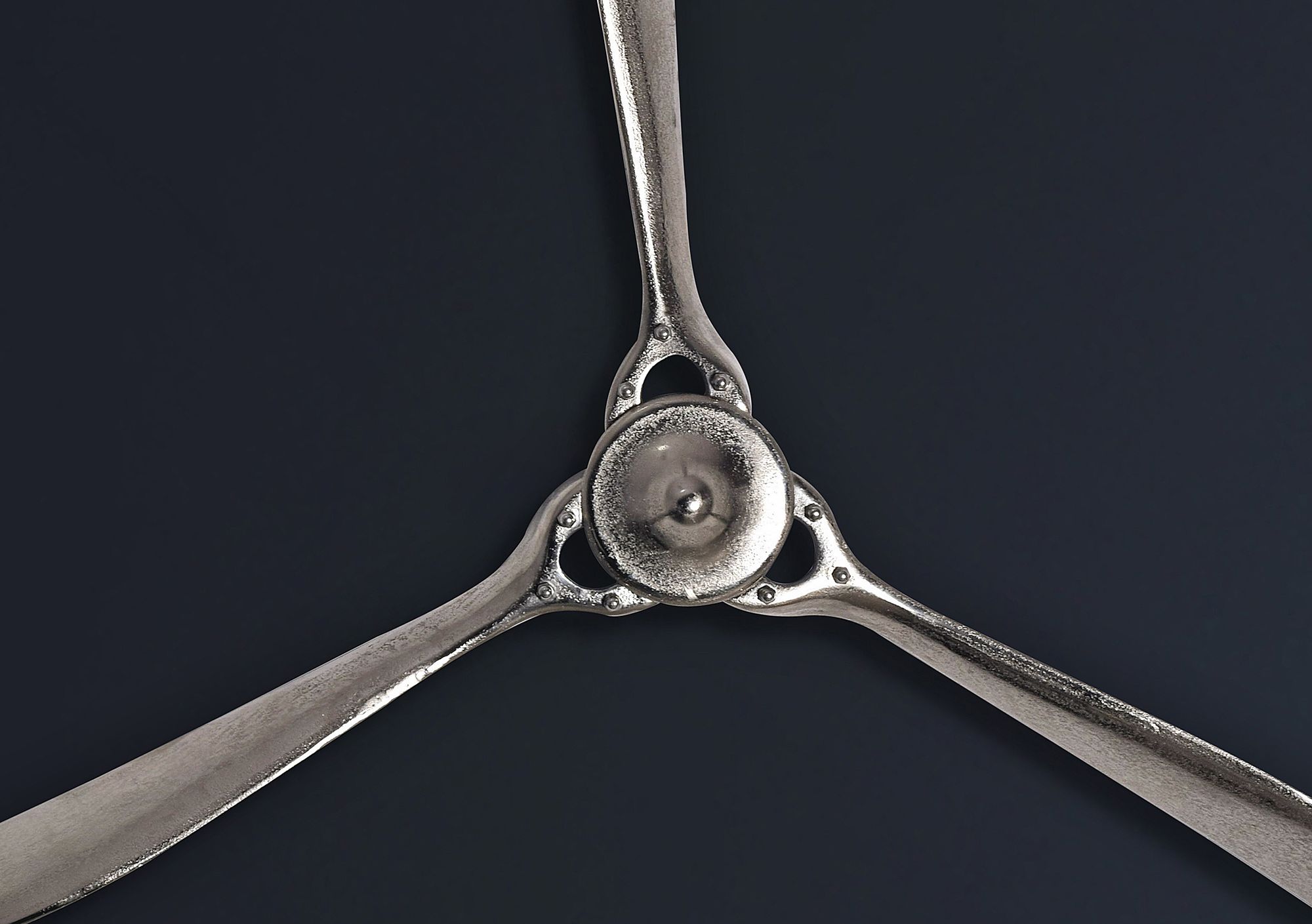 Wandobjekt Holmen Aluminium Silber 85 × 10 × 85 cm