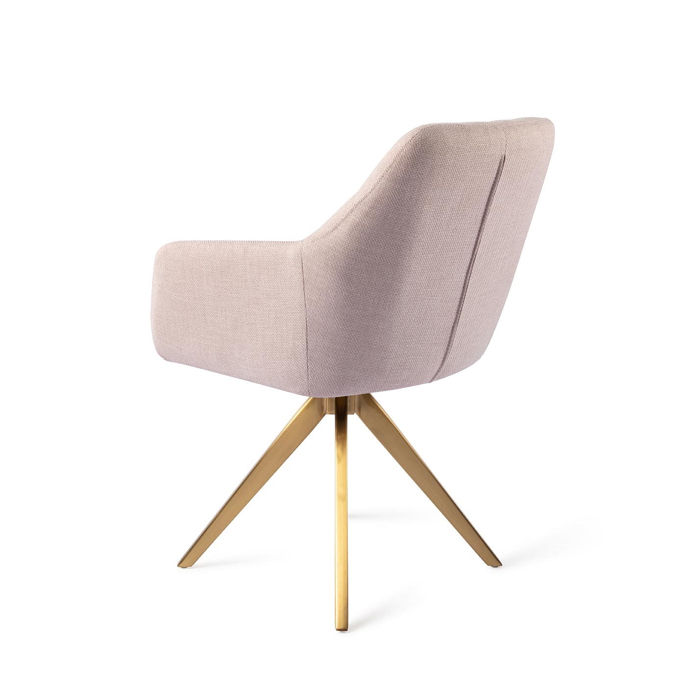 Jesper Home Esszimmerstuhl Noto Petal-Pink Turn Gold
