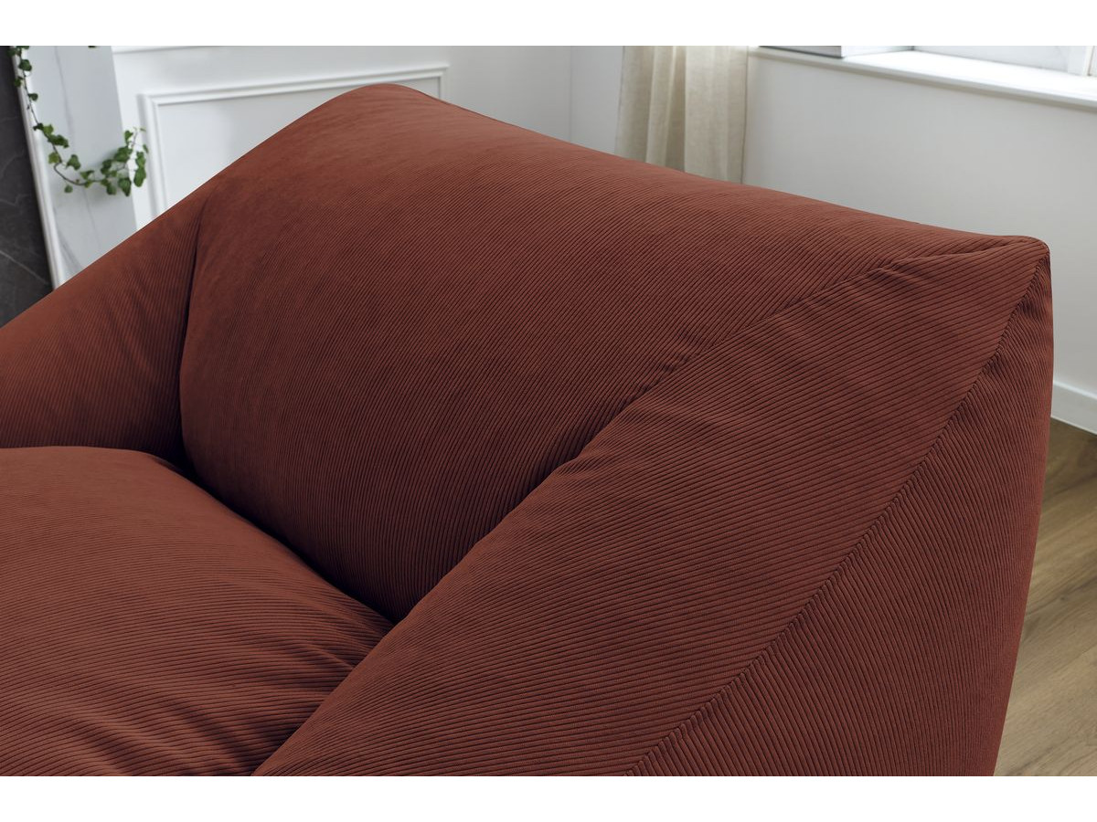 Bobochic Lilibet Pouf Cordsamt Orange