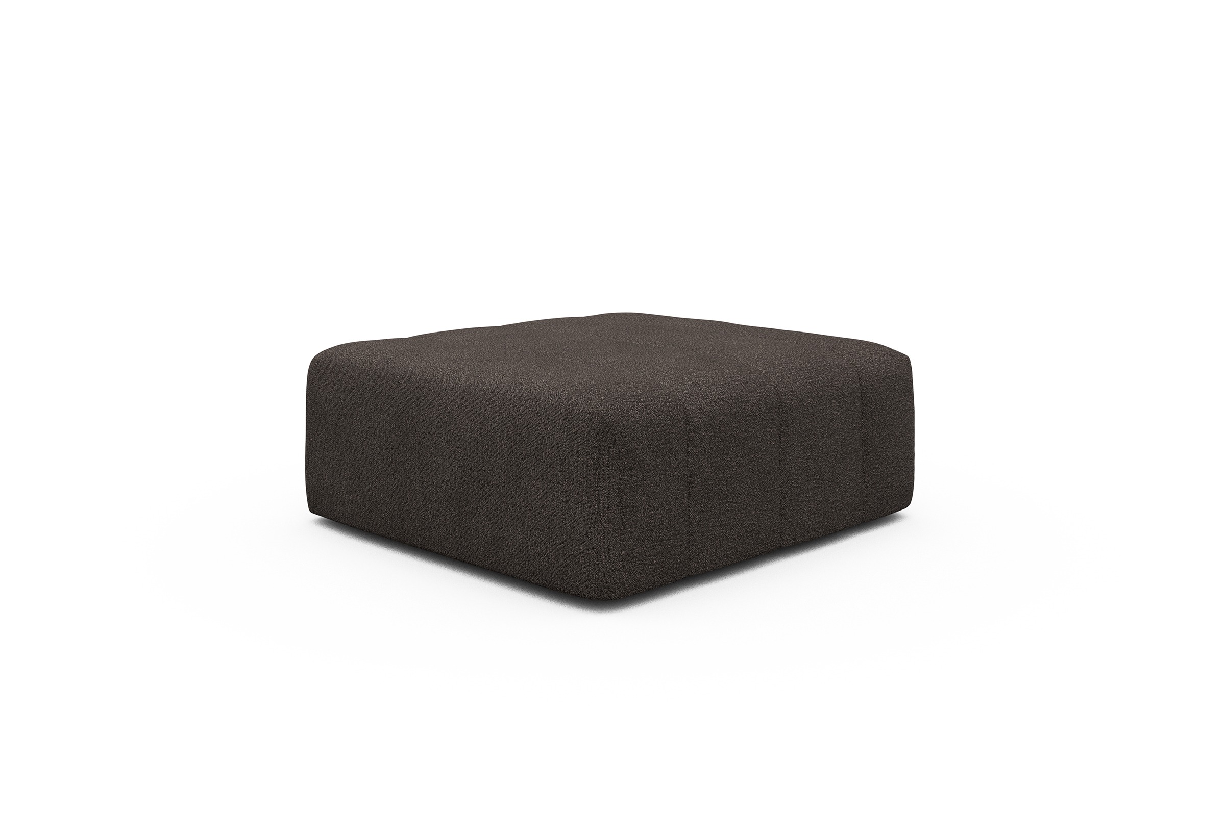 Sitzhocker Hugo Ottomane Boucle-Taupe