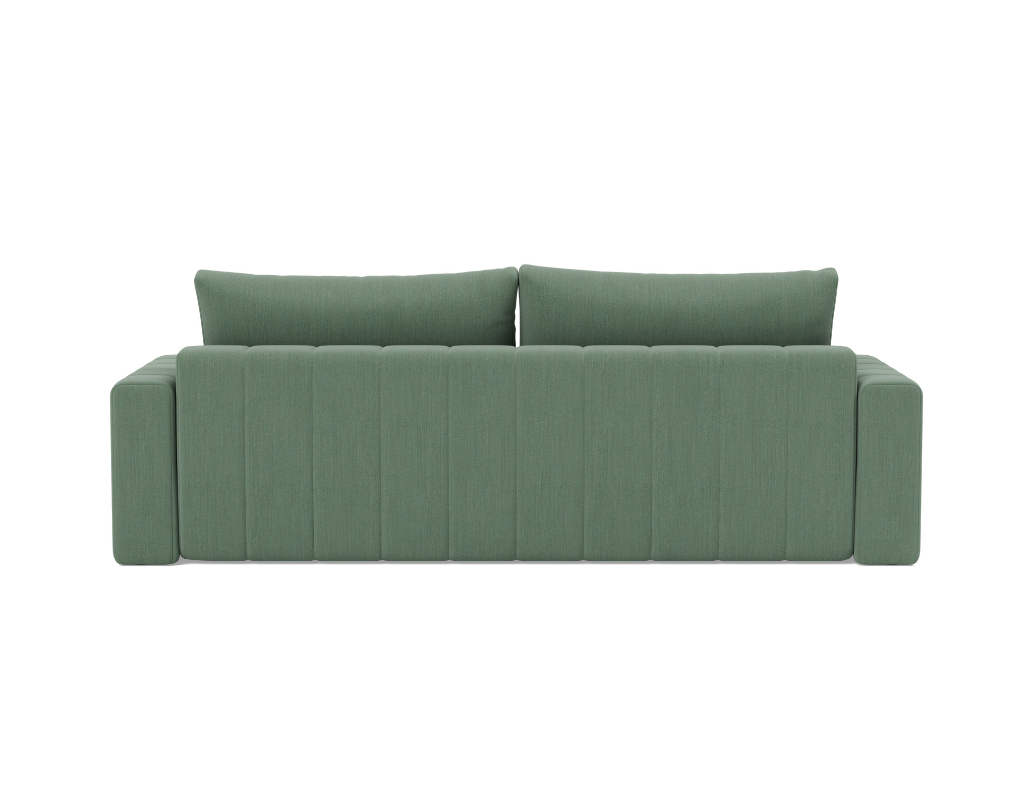 Schlafsofa Akello mit Armlehnen Flachgewebe Elegance 518-Green