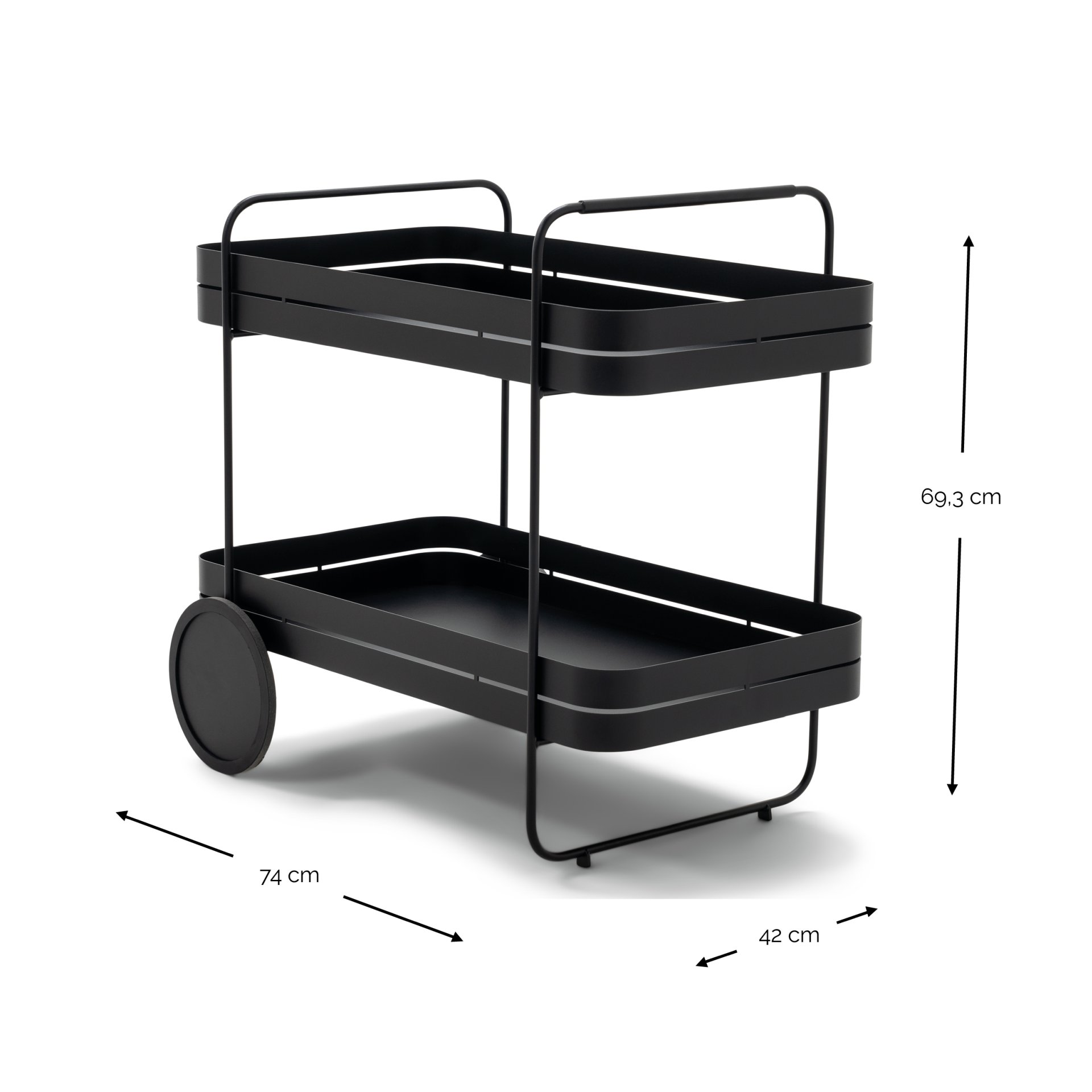 Spinder Design Rollwagen Gin & Trolley Silky Taupe