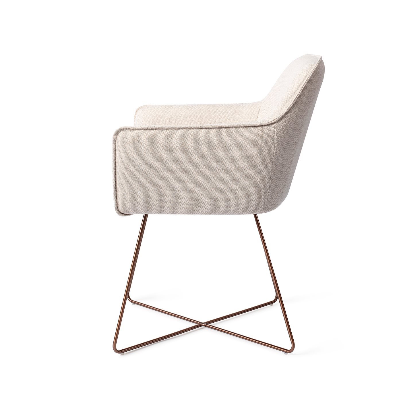 Jesper Home Esszimmerstuhl Hofu Enoki Cross Rosa