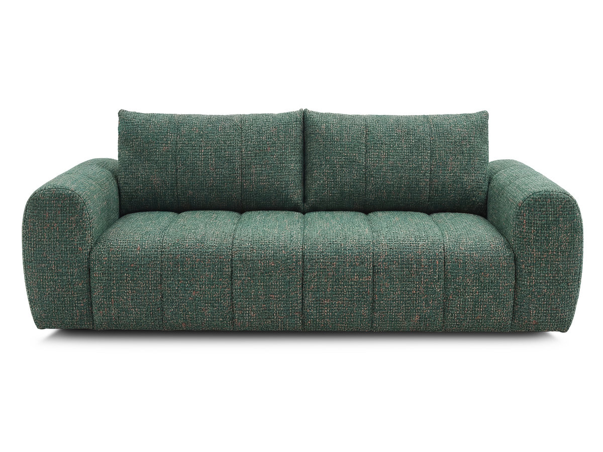 Bobochic Nesty Sofa 3-Sitzer Melange-Stoff Dunkelgrün