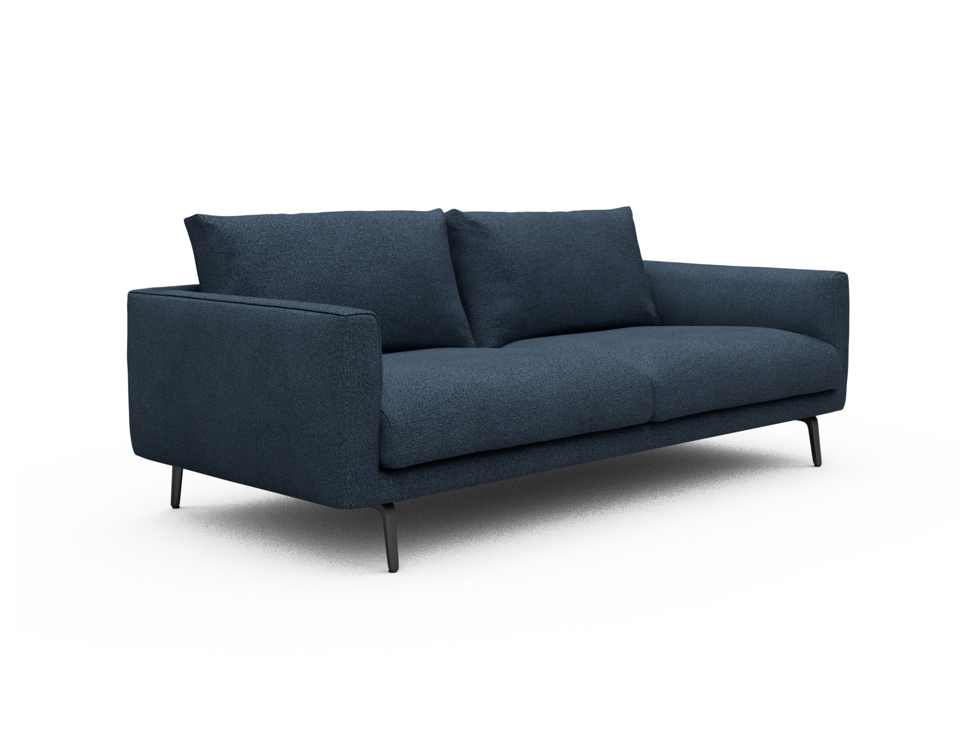 Skandi Home Sofa Karl 3-Sitzer Boucle-Blue moebelfaktor