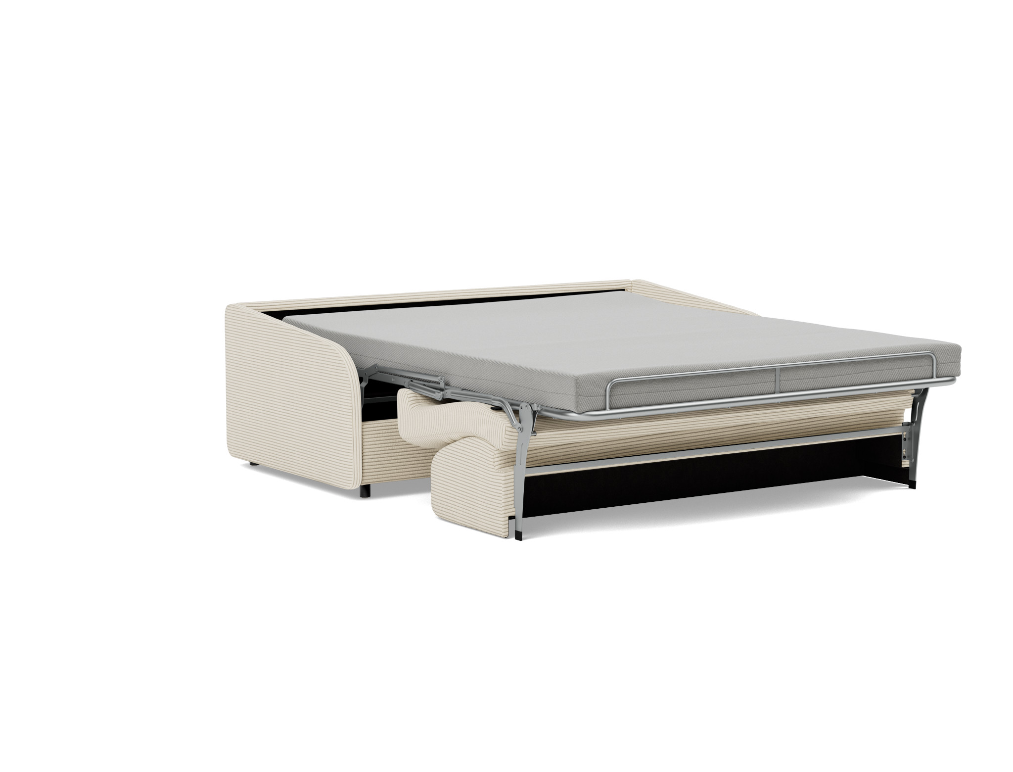 Schlafsofa Eivor mit Memory-Matratze 160 Kord Corduroy 594-Ivory