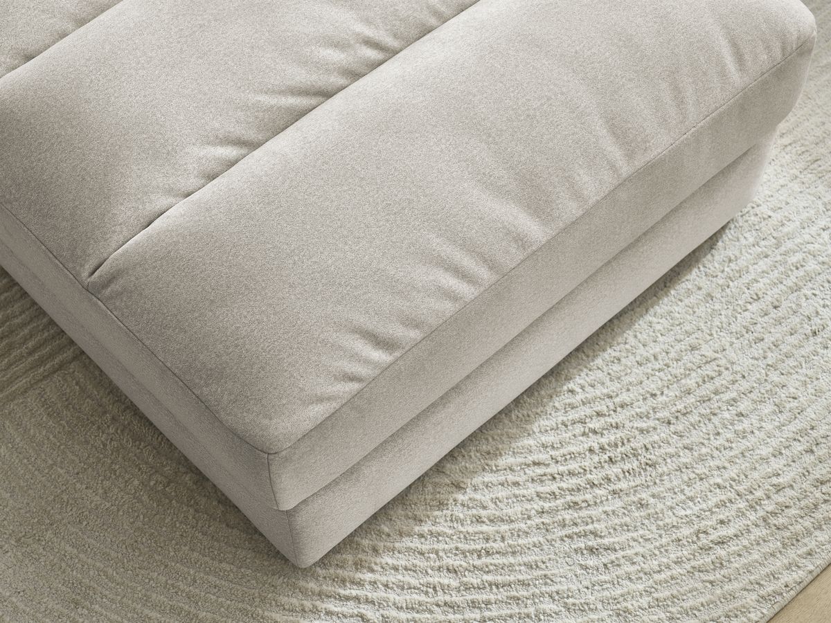 Bobochic Sierra Pouf Samt Beige