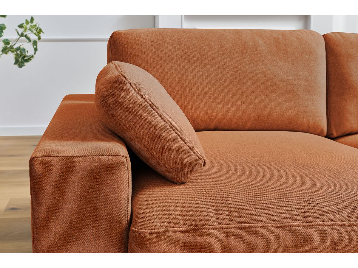 Bobochic Belair Sofa 4-Sitzer Stoff Orange