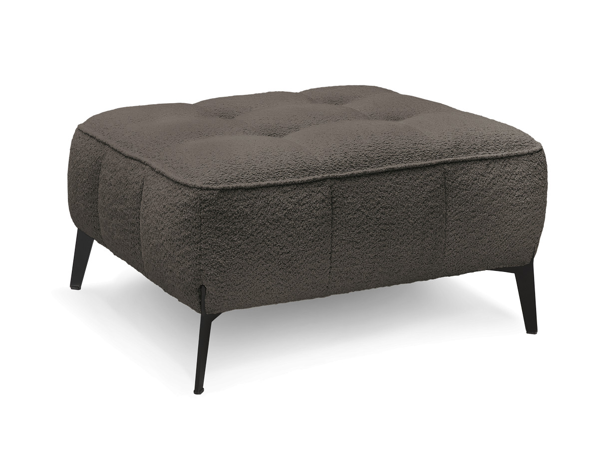 Bobochic Anis Pouf Bouclé-Stoff Braun