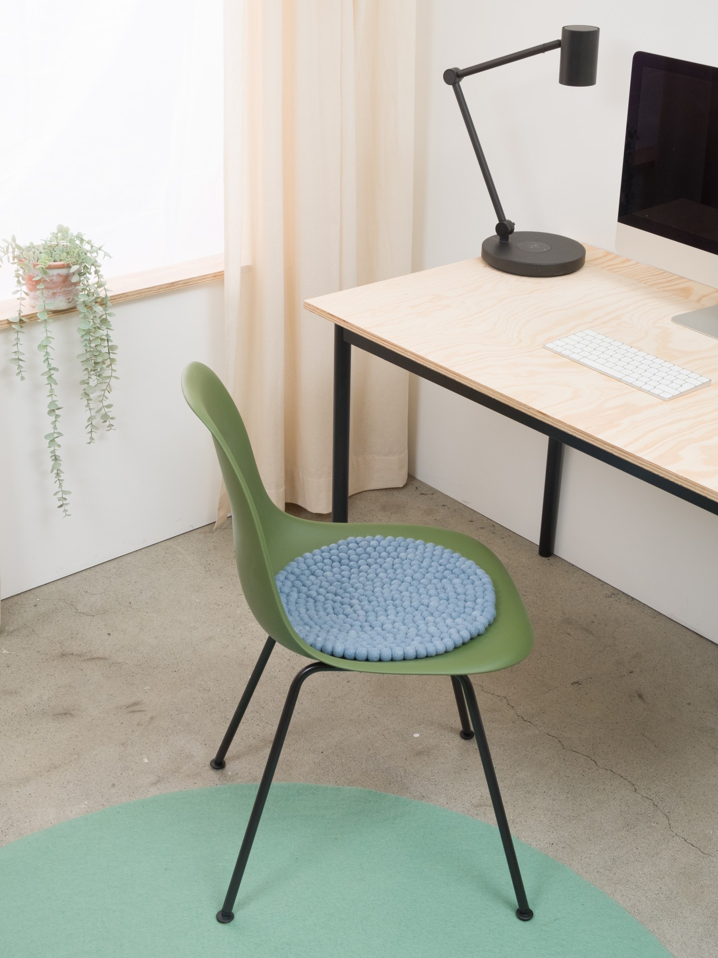 myfelt Mia - Filzkugel Sitzauflage rund