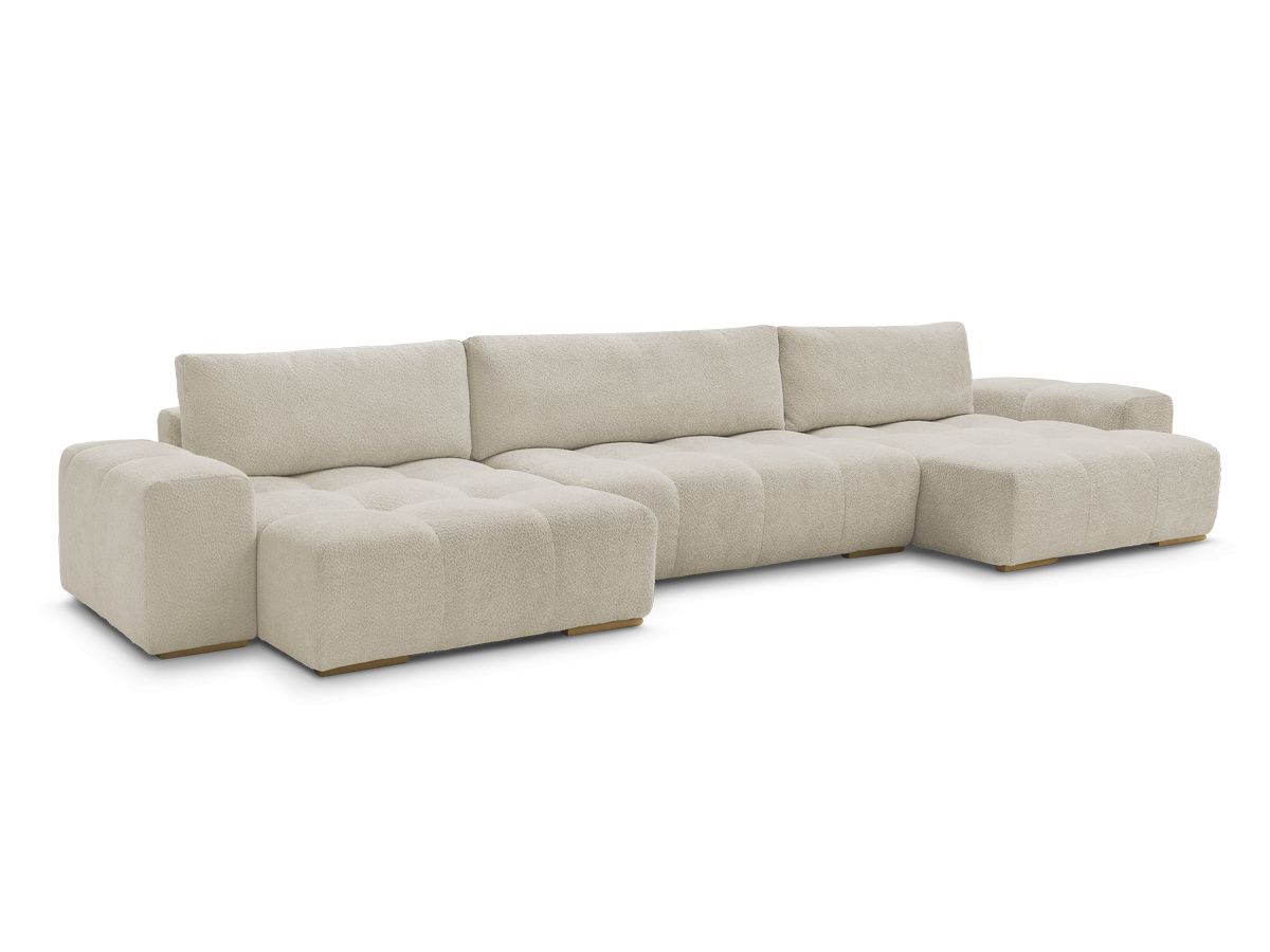 Bobochic Anakin Wohnlandschaft, Liegefläche 137 × 382 cm, 3 Kissen