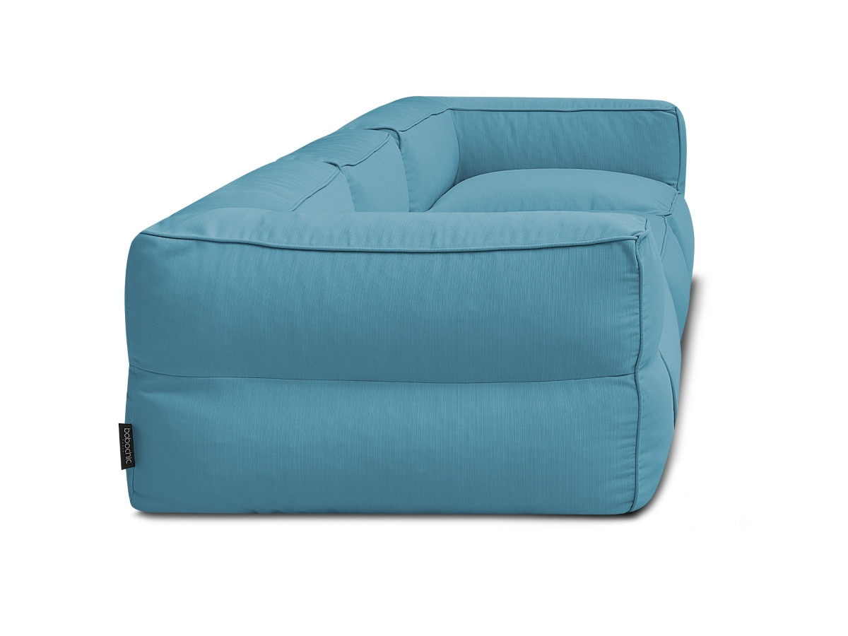Bobochic Giulia Gartensofa 3-Sitzer Stoff Hellblau
