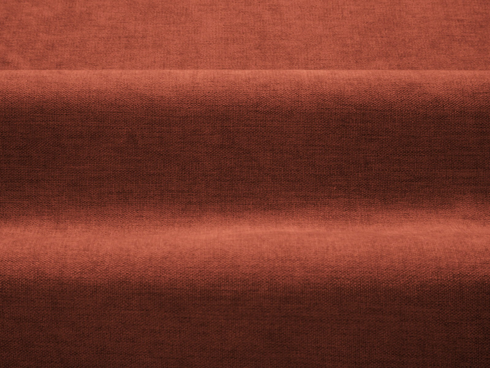 Micadoni Ada Sofa 4-Sitzer Strukturierter Stoff Wind Kastanienbraun