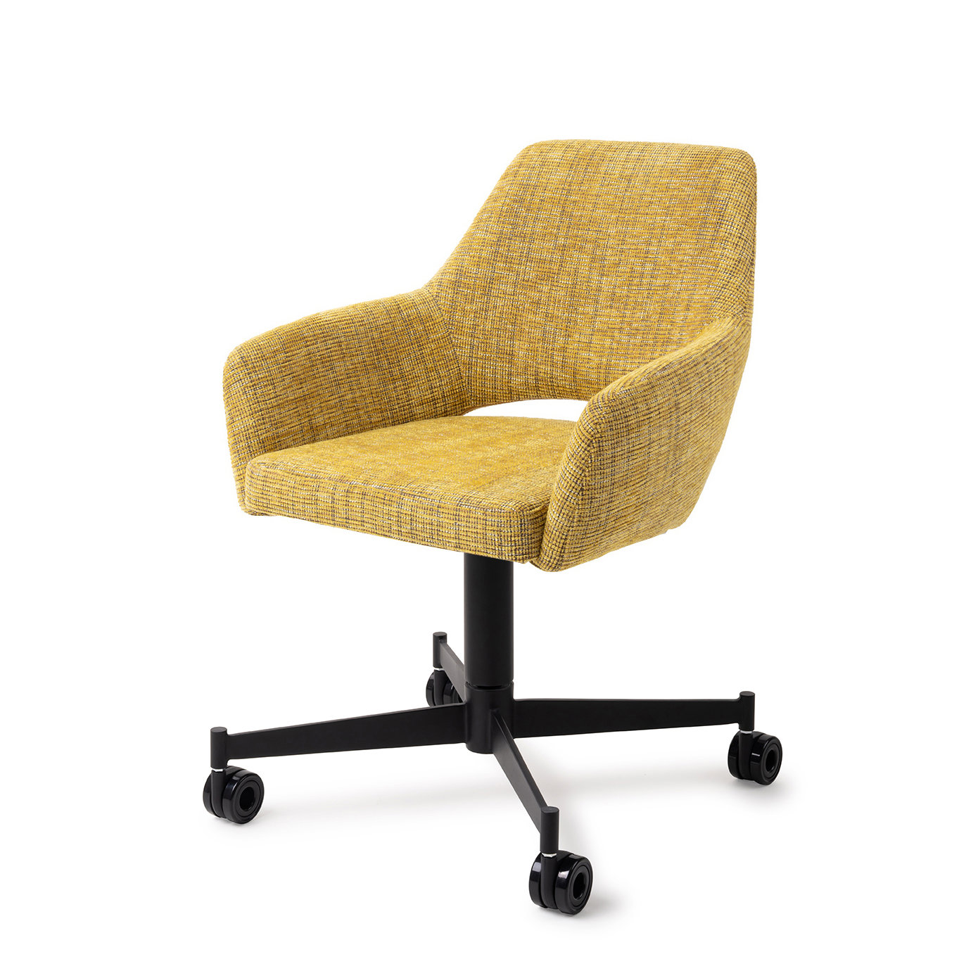 Jesper Home Esszimmerstuhl Yanai Lemon Lines Caster Schwarz