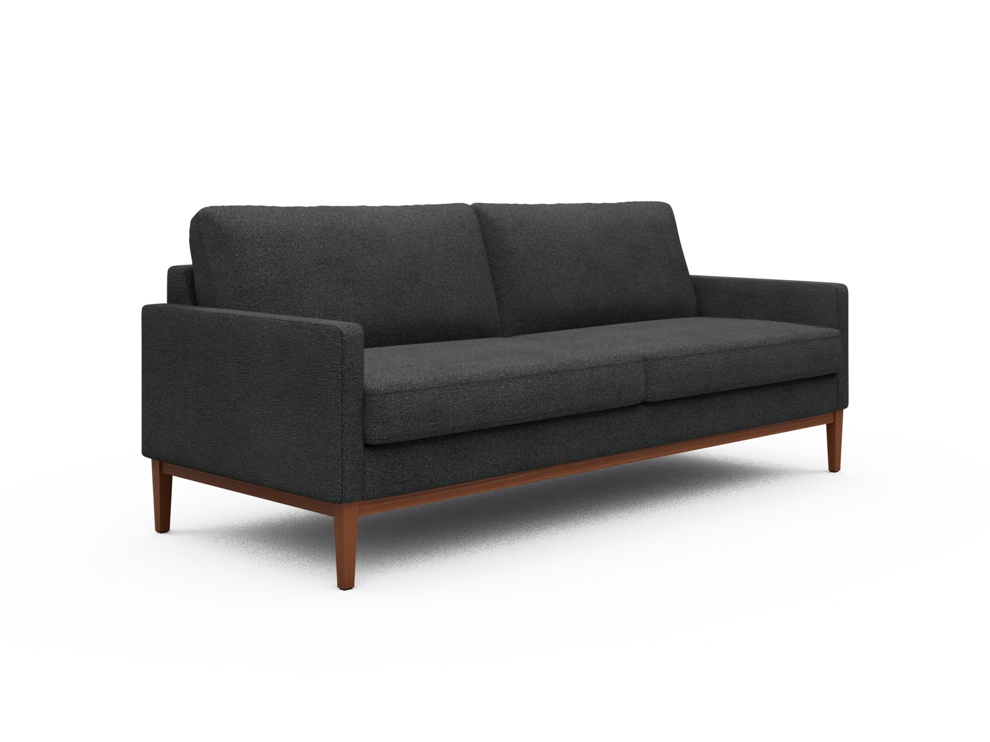 Skandi Home Sofa Bodo 3-Sitzer Boucle-Charcoal moebelfaktor