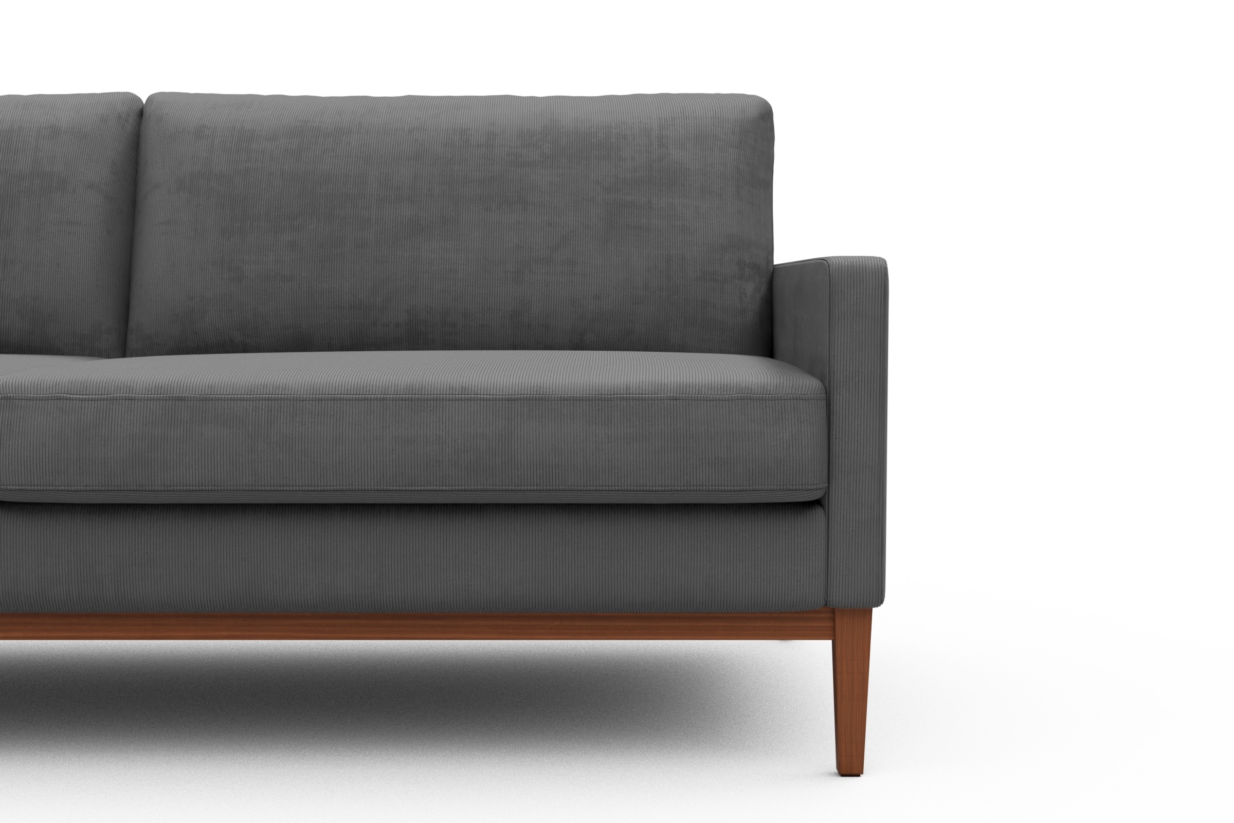 Sofa Bodo 2,5-Sitzer Cordufine-Grey