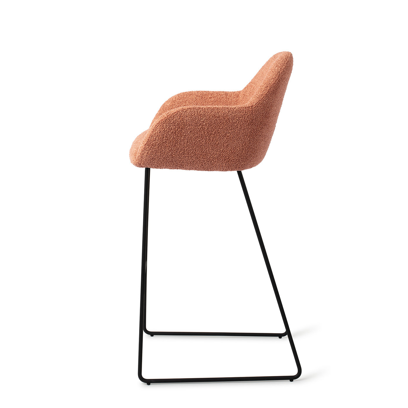 Jesper Home Barhocker Kushi Amber Autumn Slide Schwarz Barhöhe 75 cm