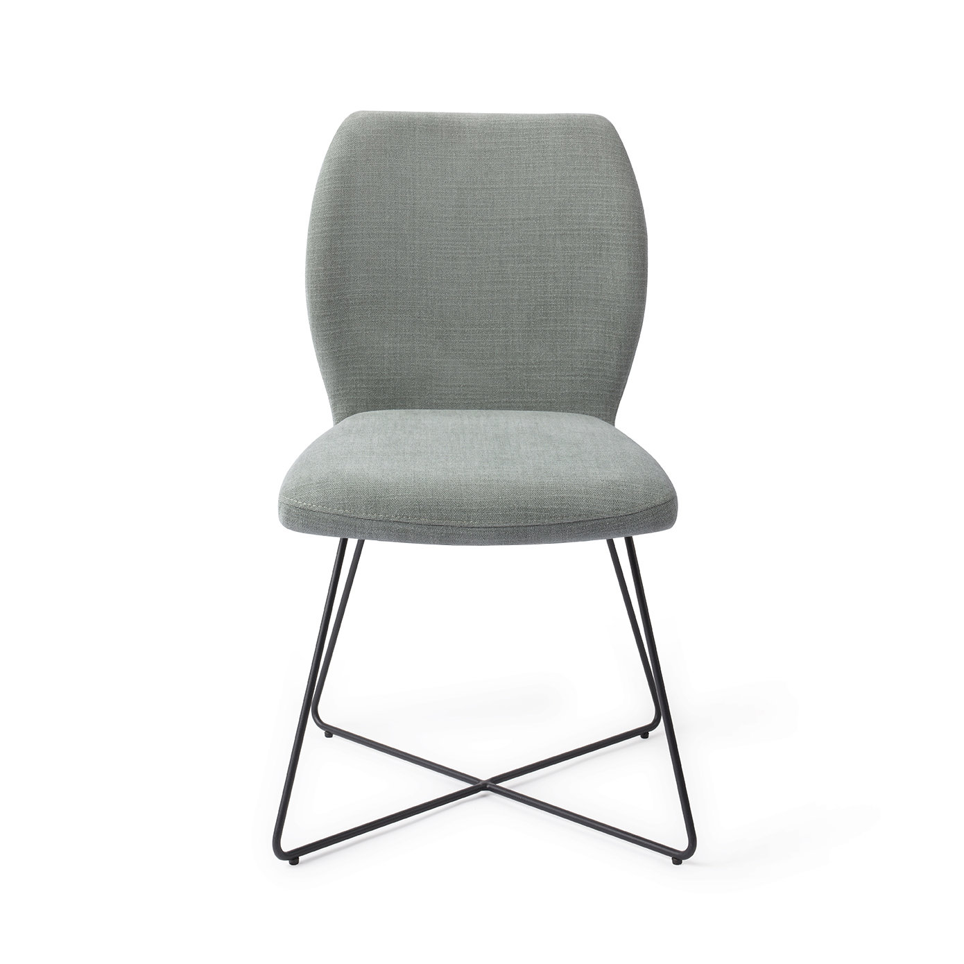 Jesper Home Esszimmerstuhl Ikata Breezy Blue Cross Schwarz