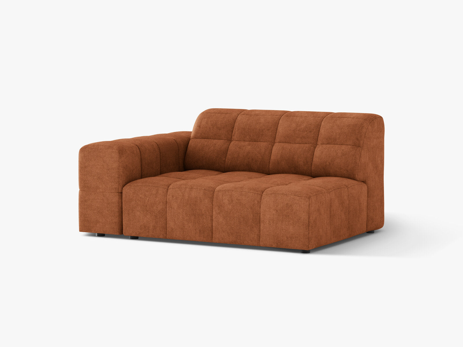 Micadoni Jennifer Sofamodul XL Links Chenille Eden Ziegel