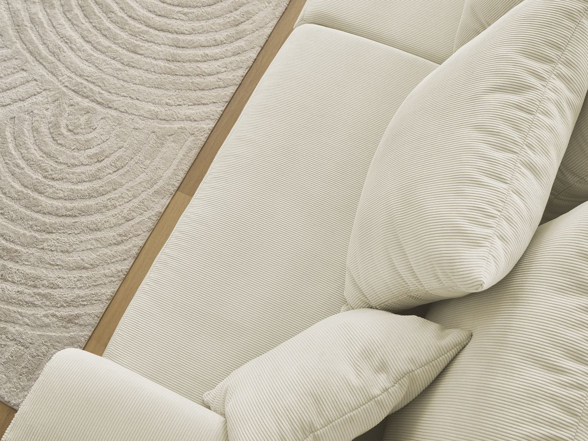 Bobochic Sidonie Sofa 2-Sitzer Cordsamt Beige
