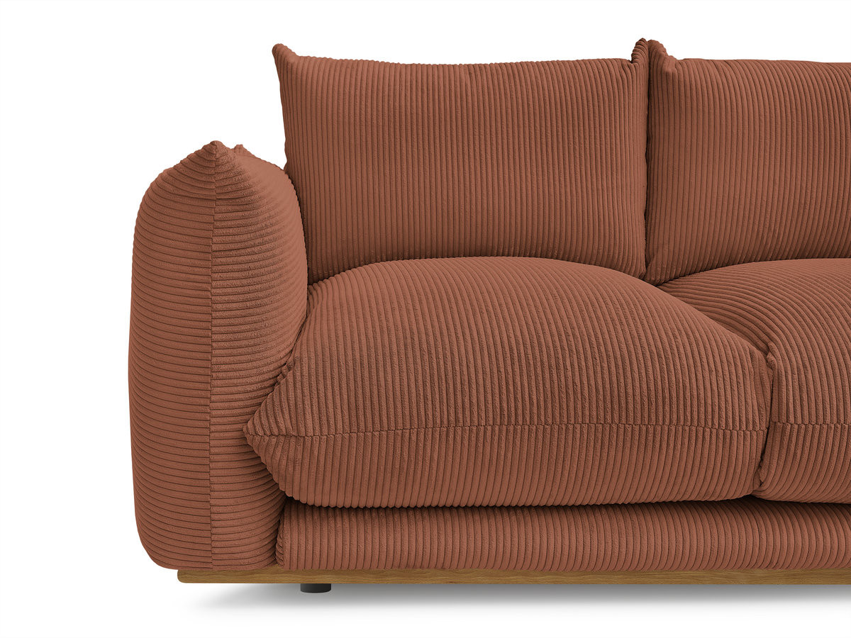 Bobochic Ernest Sofa 2-Sitzer Cordsamt Orange