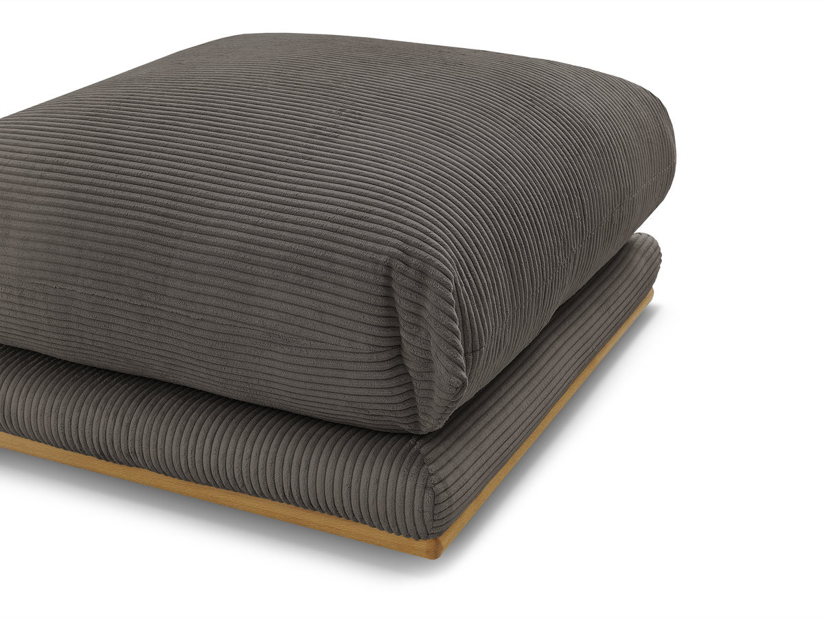 Bobochic Ernest Pouf Cordsamt Taupe