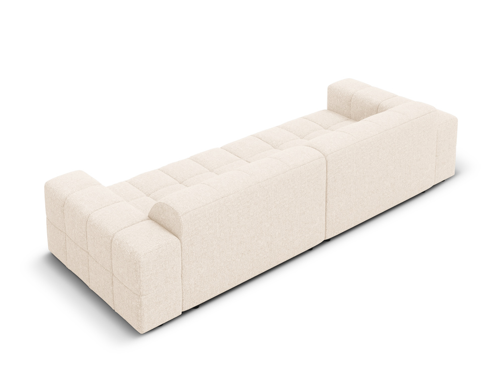Cosmopolitan Design Sofa Chicago 4-Sitzer Chenille Haga Helles Beige
