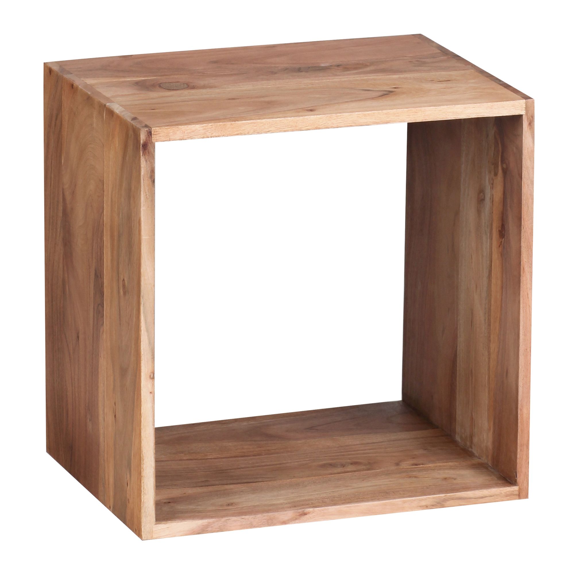 Standregal Aalvik Massivholz Akazie 43,5 × 33 × 43,5 cm