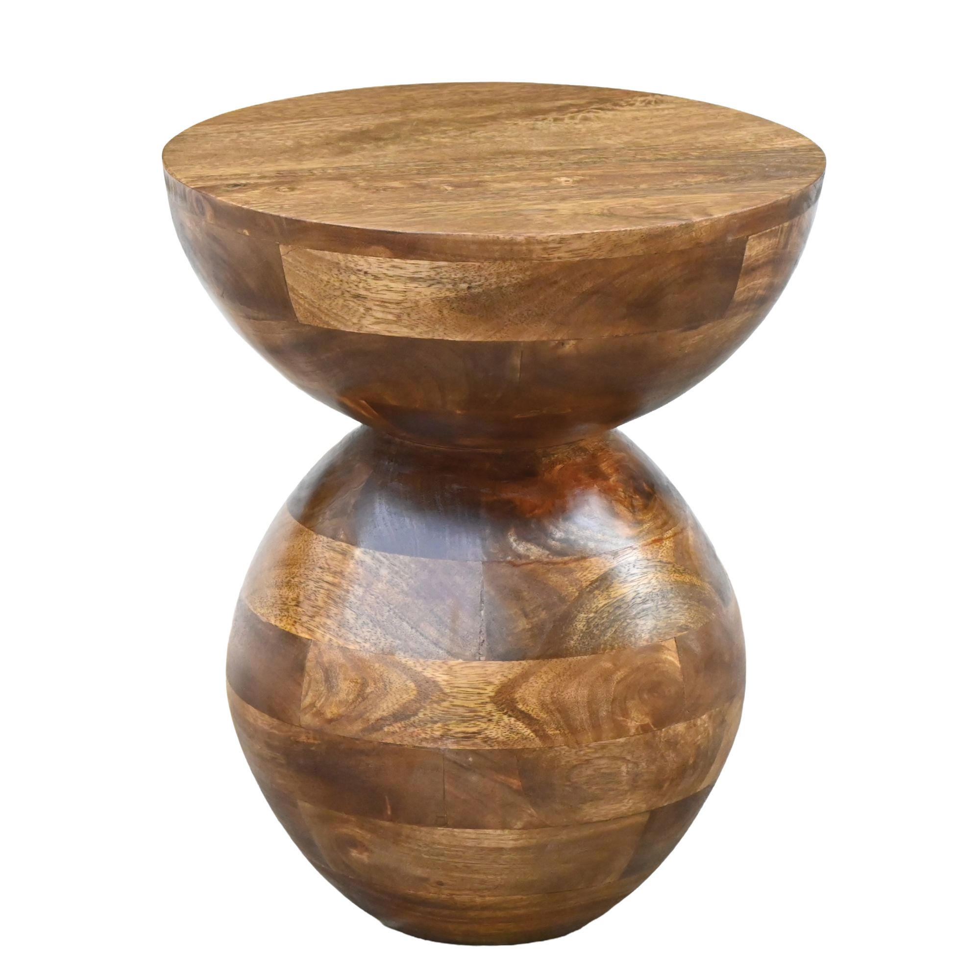 Beistelltisch Rakvag Mango Massivholz Ø 35 cm