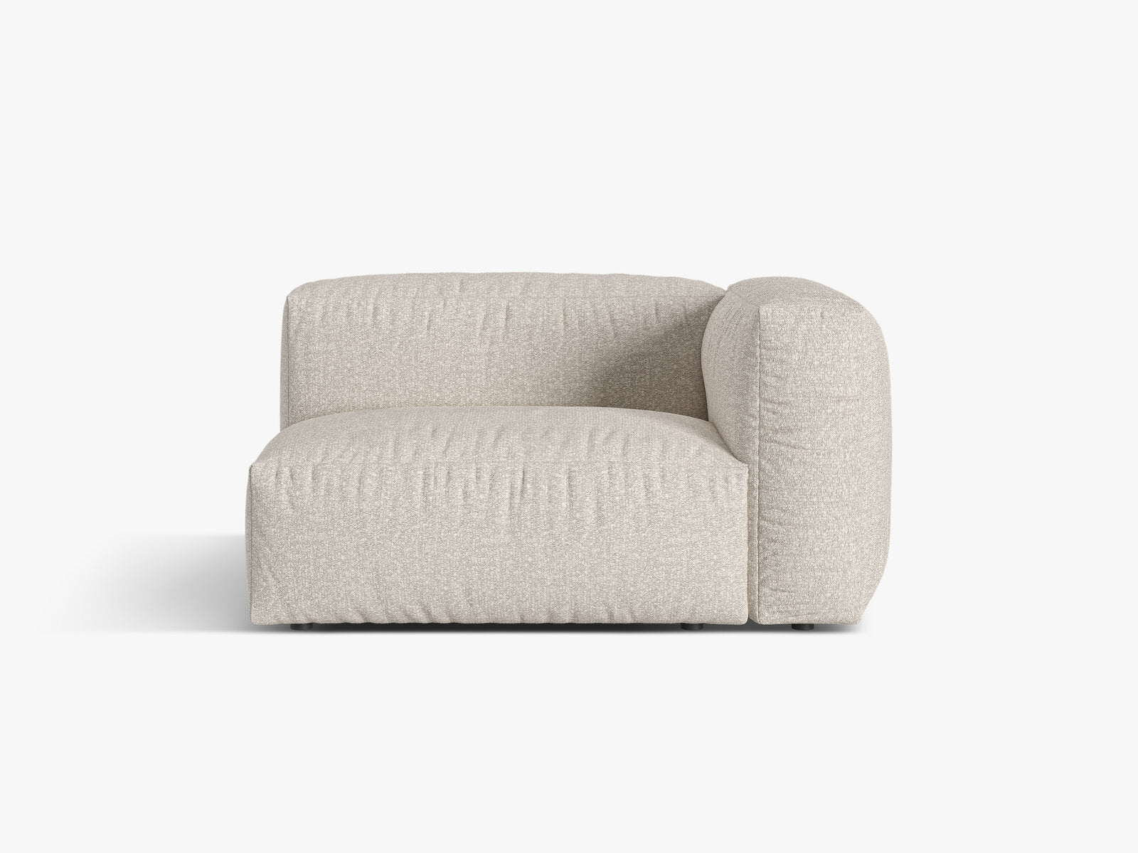 Micadoni Eckmodul Martina 1-Sitzer Rechts Boucle Monet Beige