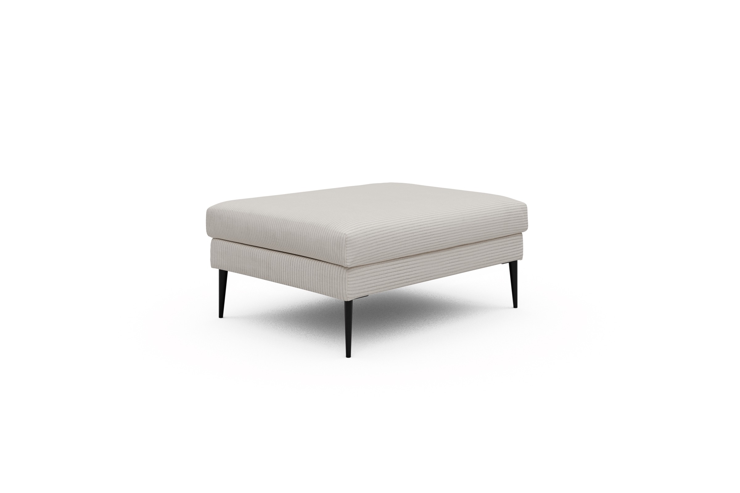 Ottomane Paul Corduroy Ivory Skandi Home moebelfaktor