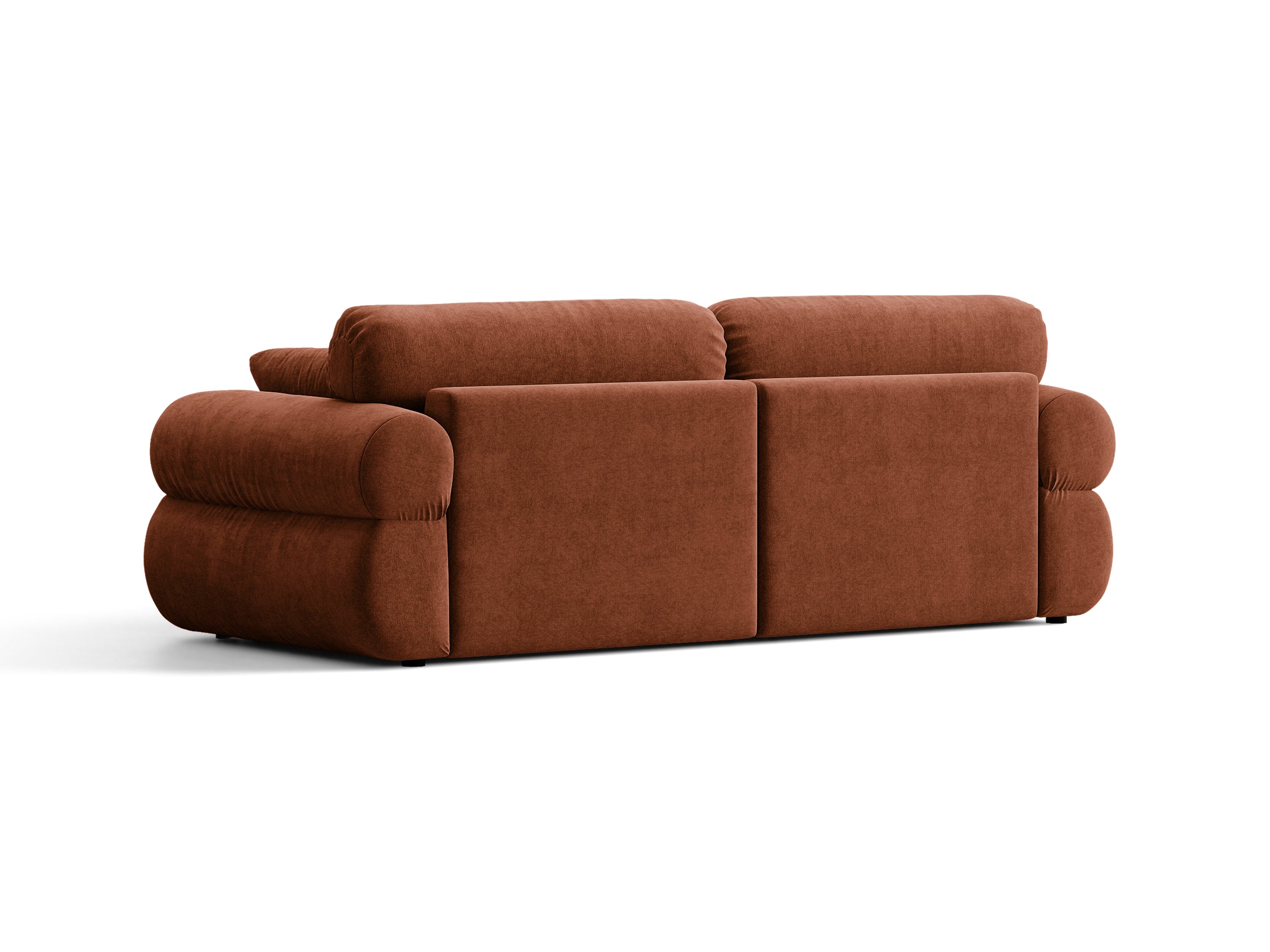Micadoni Ophelia Sofa 3-Sitzer Strukturierter Stoff Liberty Ziegel