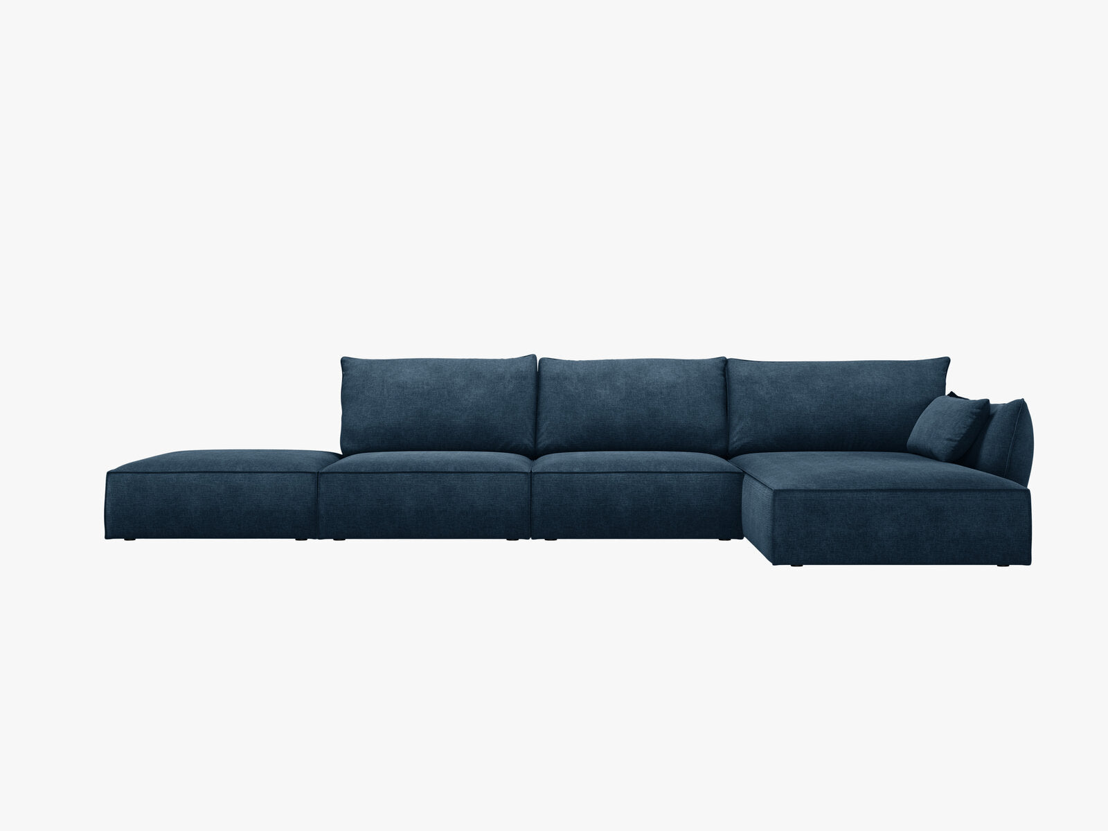 Micadoni Ecksofa Kaelle 5-Sitzer Rechts Chenille Over The Horizon Königsblau