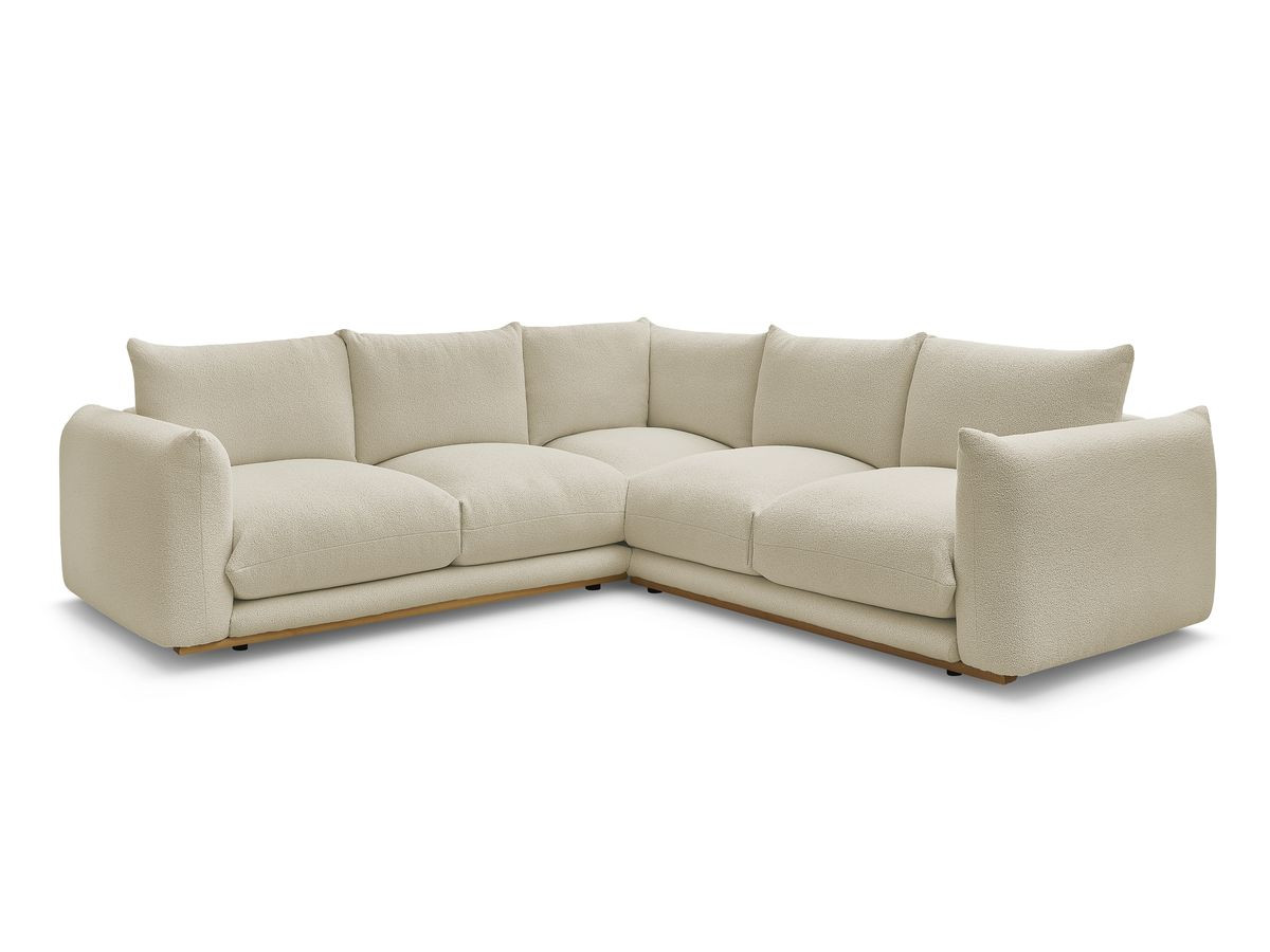 Bouclé-Stoff · Beige