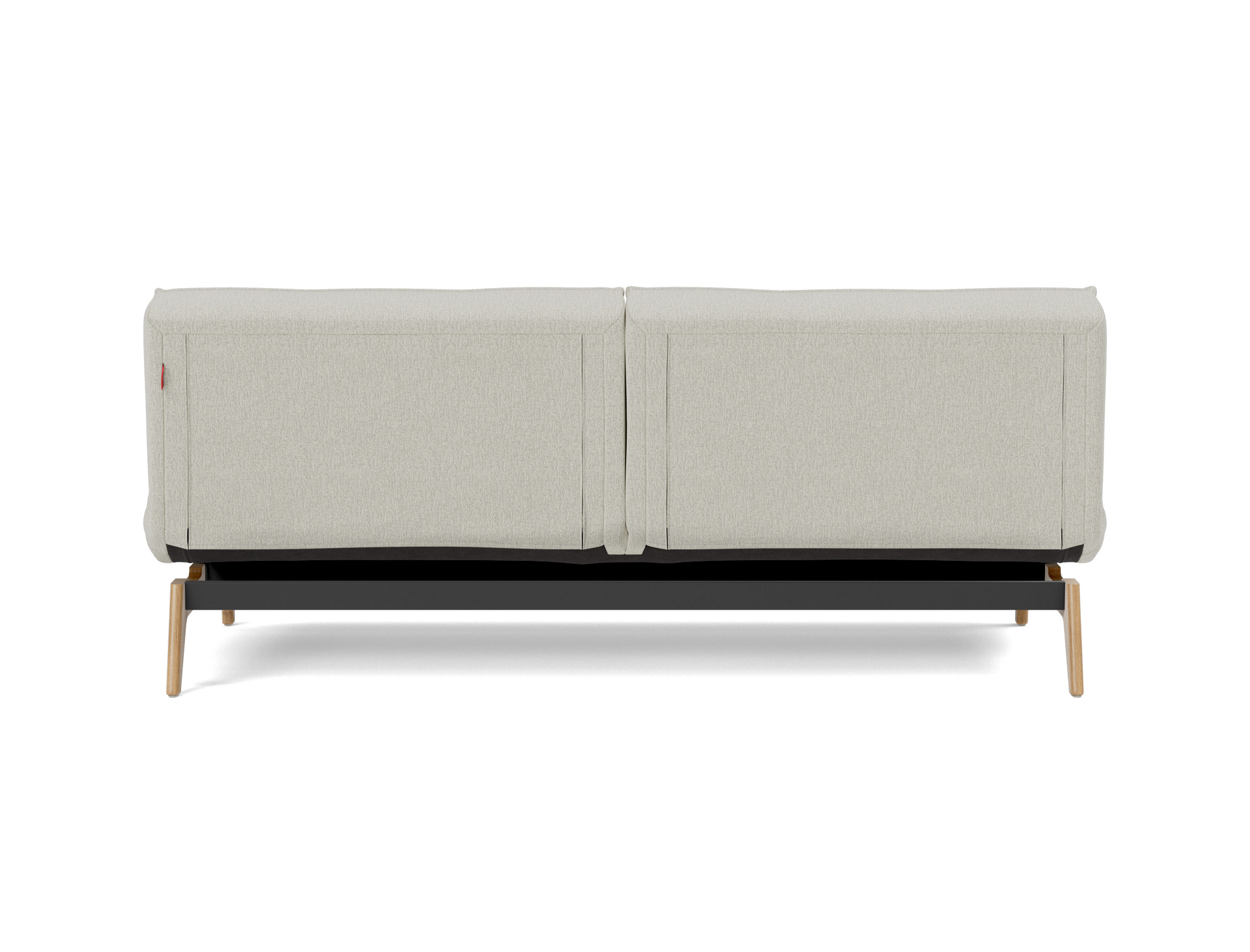 Schlafsofa Splitback Flachgewebe Mixed Dance 527-Natural Beine Eiche